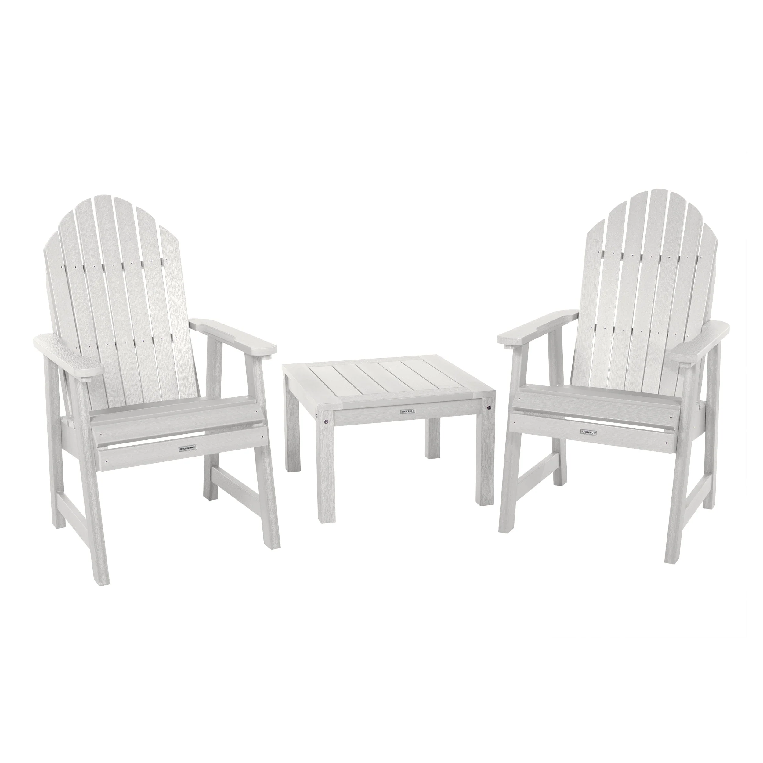 2 Hamilton Deck Chairs with Adirondack Side Table - Image 10