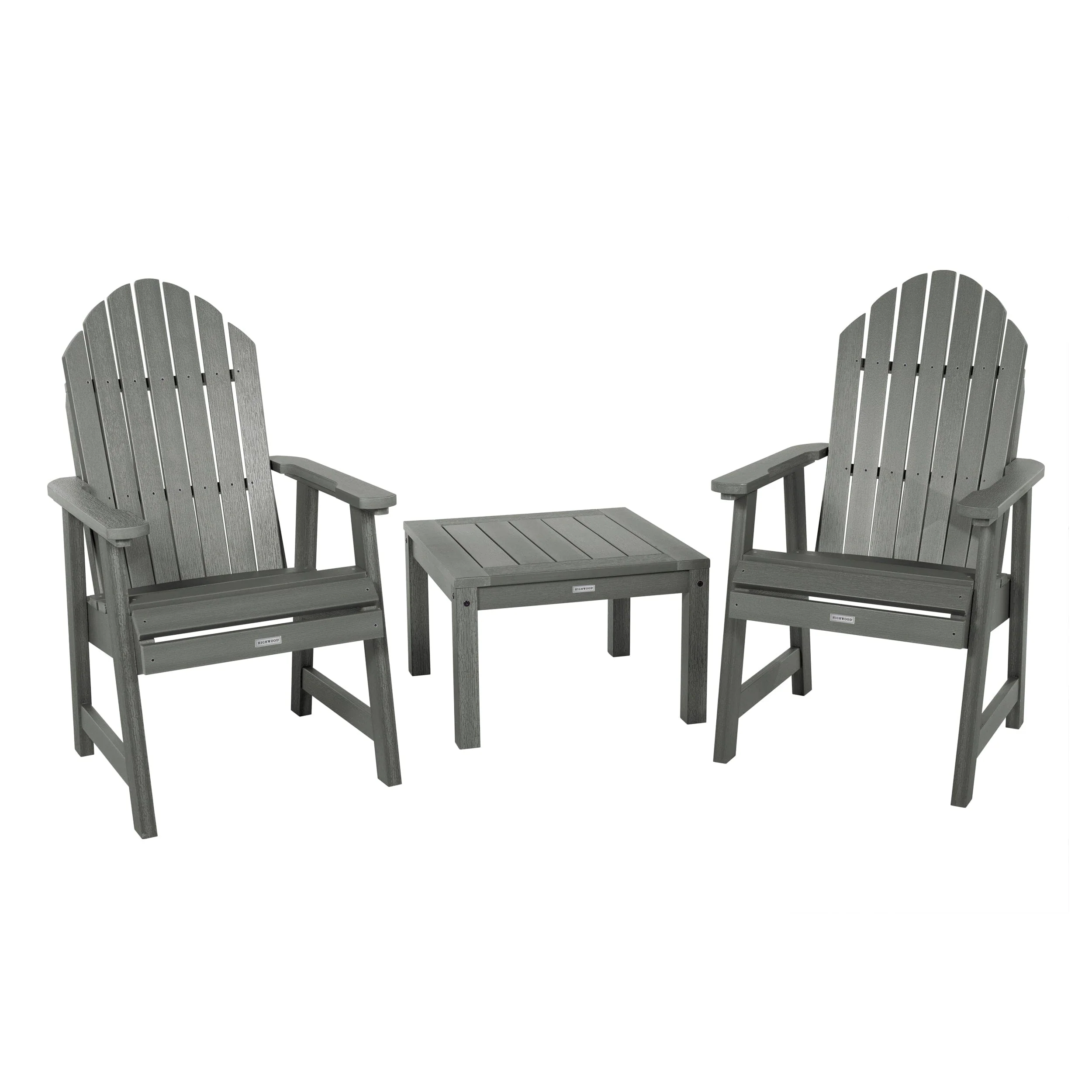 2 Hamilton Deck Chairs with Adirondack Side Table - Image 13