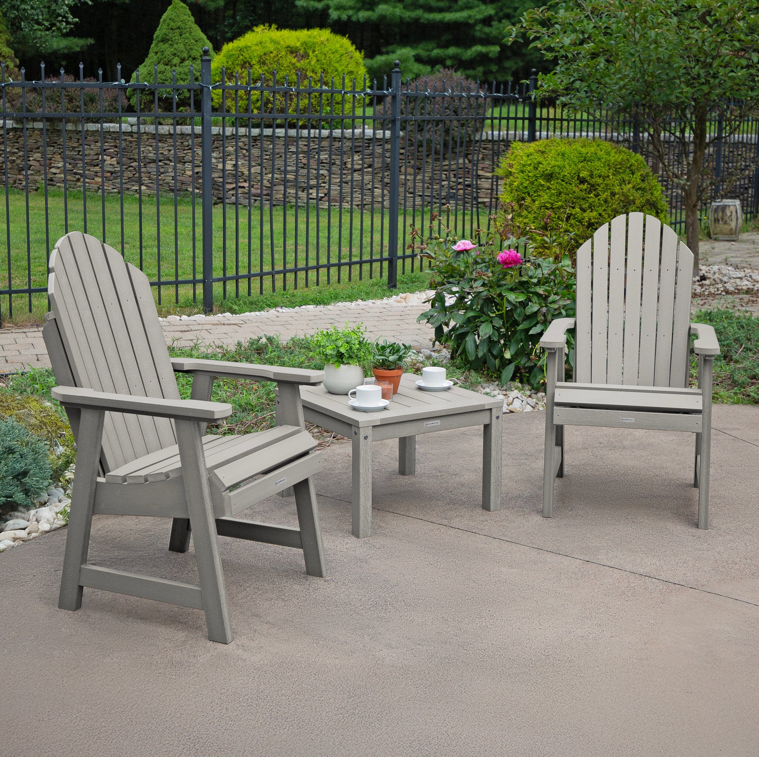 2 Hamilton Deck Chairs with Adirondack Side Table - Image 29