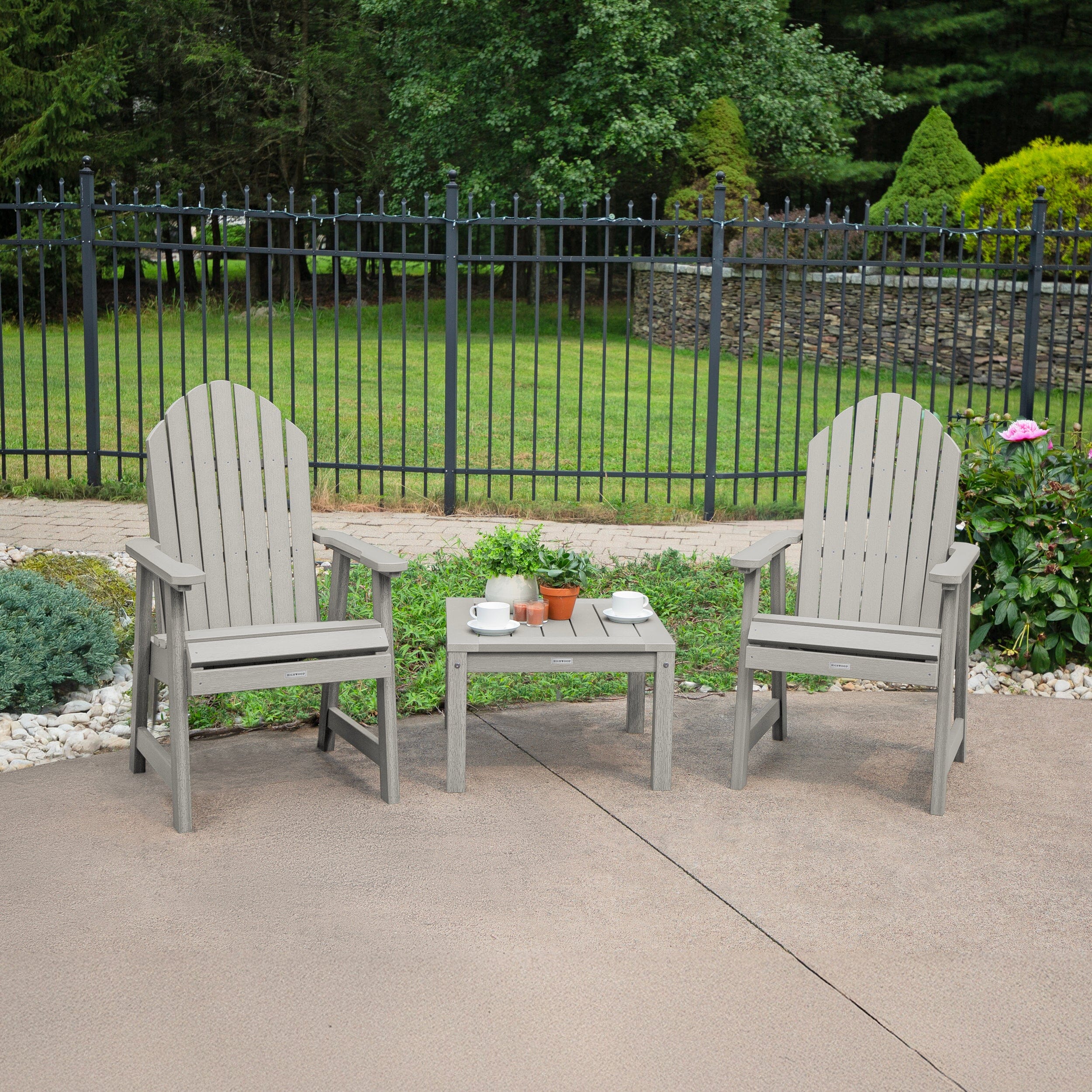 2 Hamilton Deck Chairs with Adirondack Side Table - Image 30