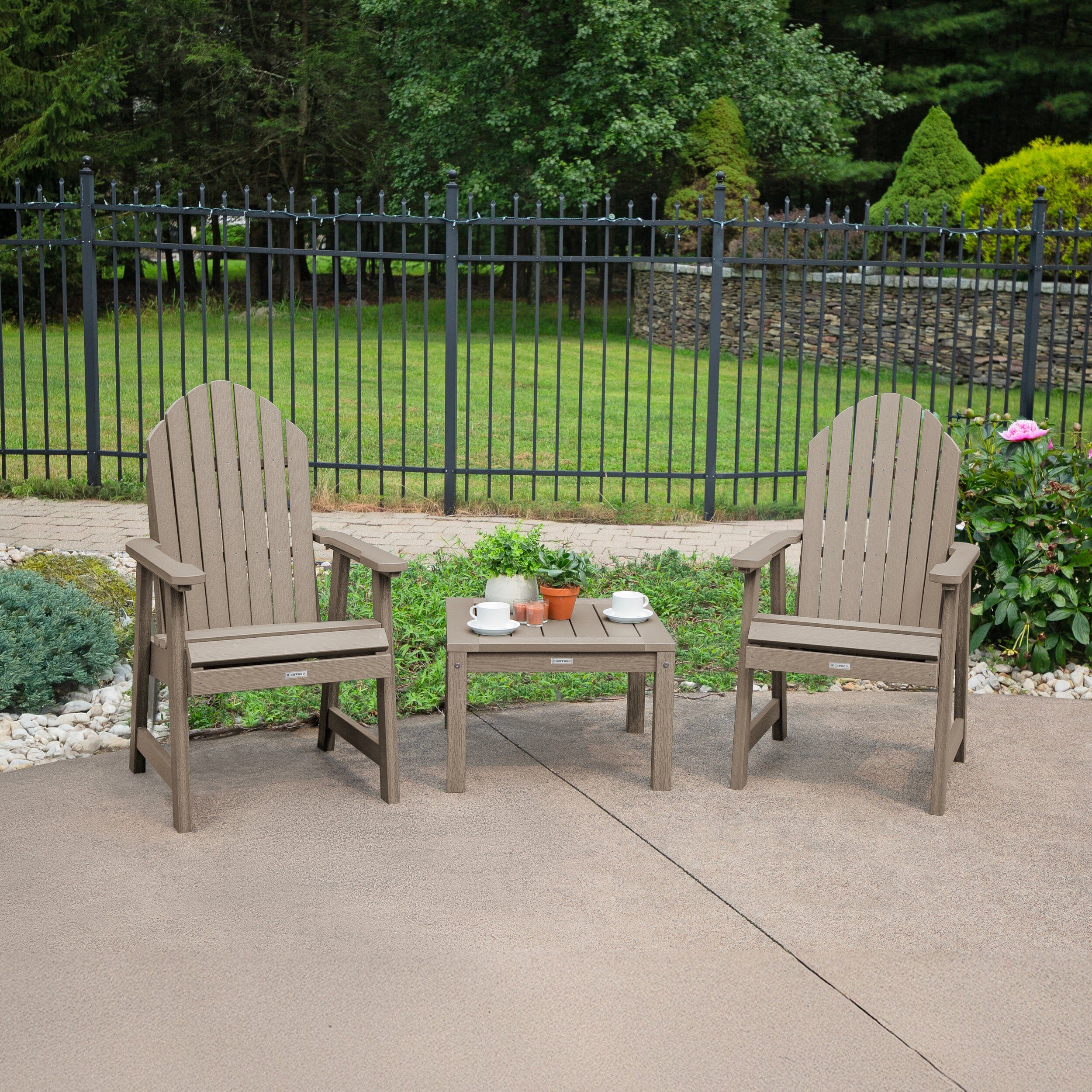 2 Hamilton Deck Chairs with Adirondack Side Table - Image 33
