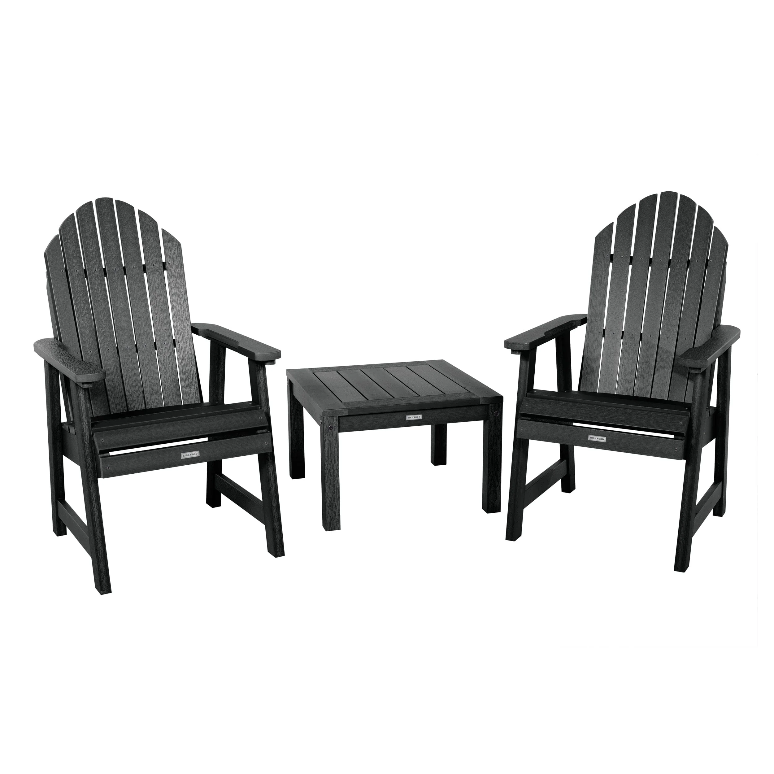 2 Hamilton Deck Chairs with Adirondack Side Table - Image 7