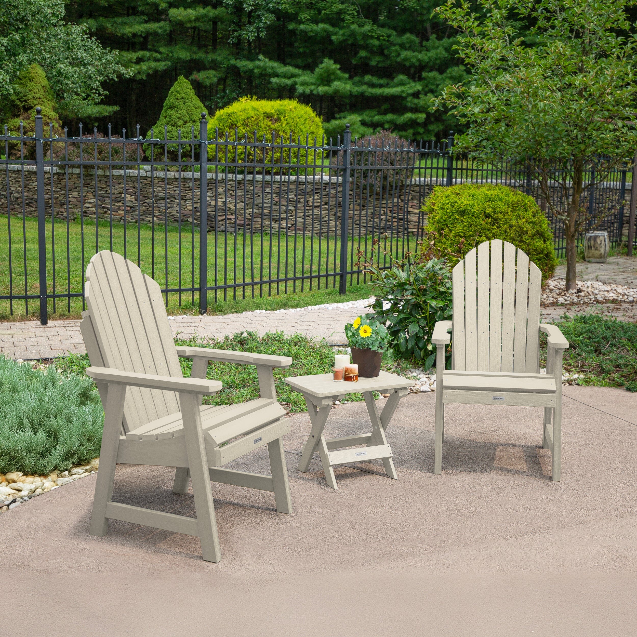 2 Hamilton Deck Chairs with Folding Side Table - Image 11
