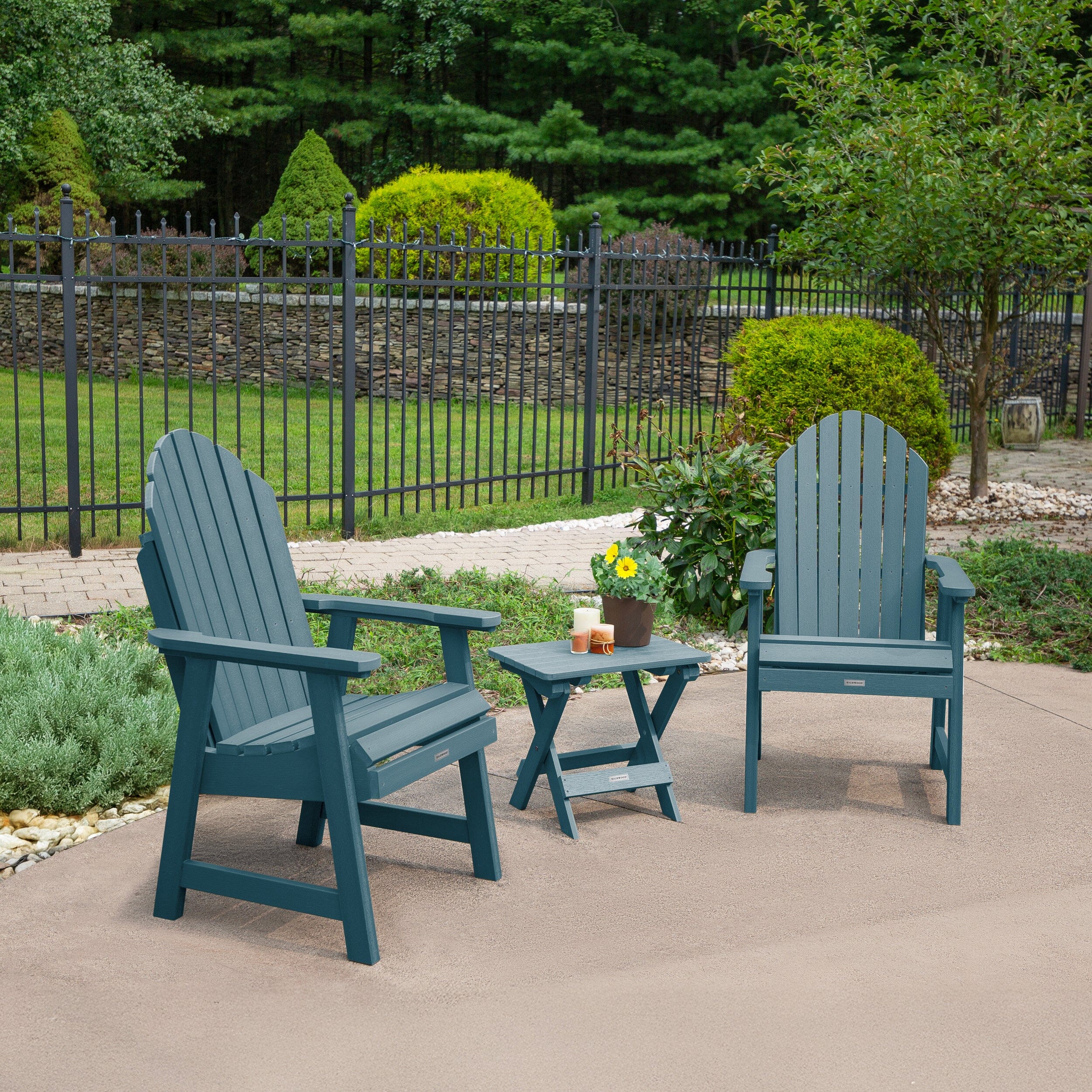 2 Hamilton Deck Chairs with Folding Side Table - Image 17