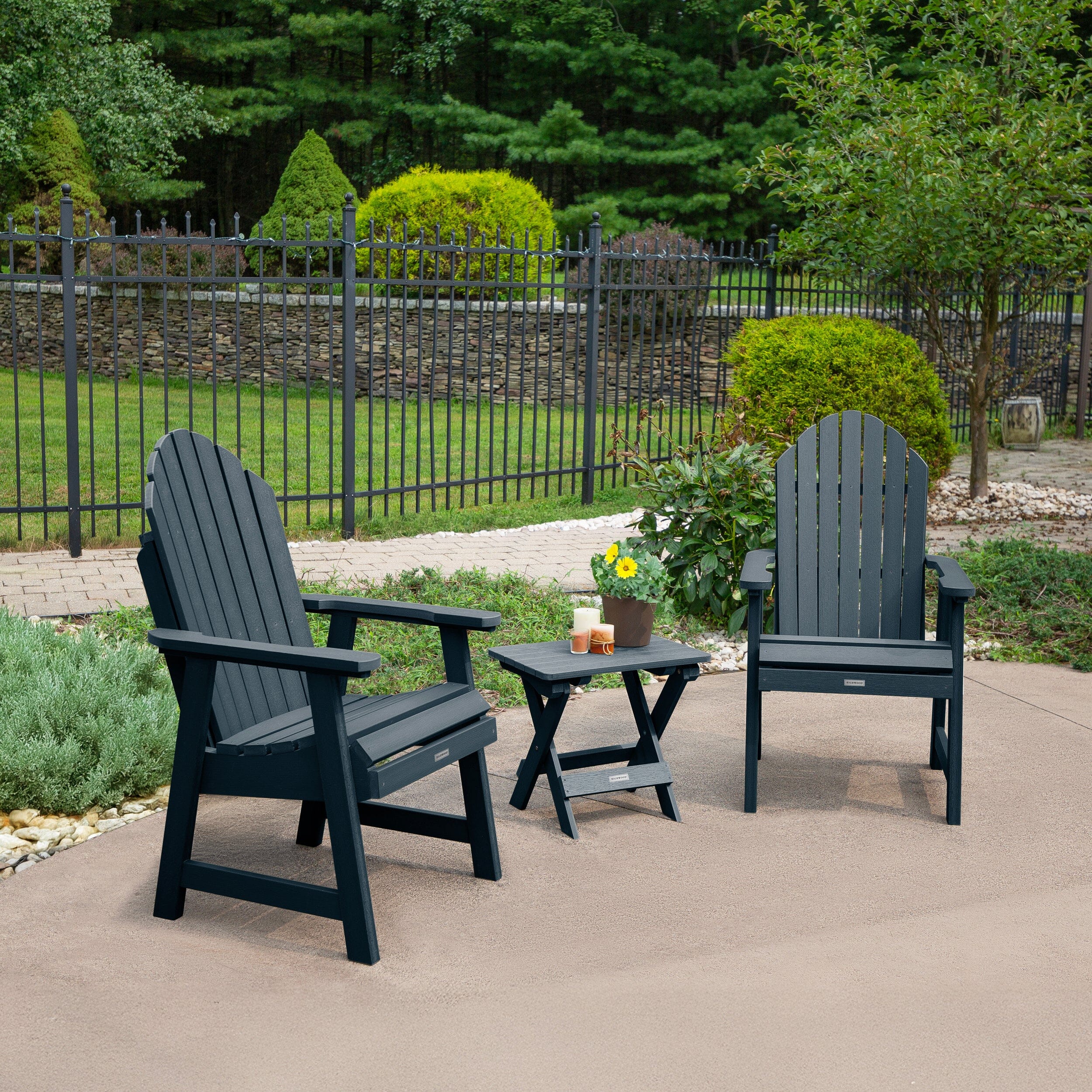 2 Hamilton Deck Chairs with Folding Side Table - Image 20
