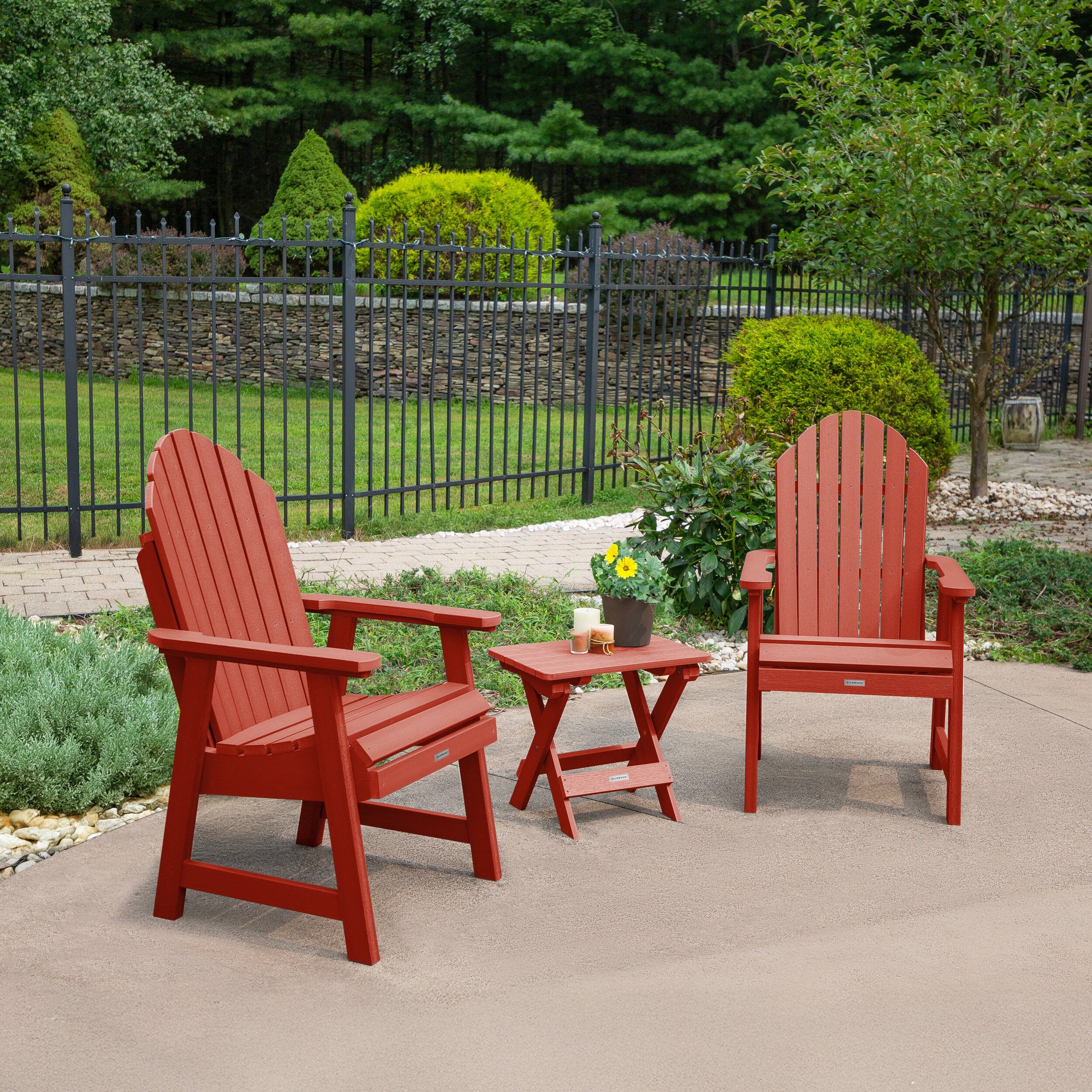 2 Hamilton Deck Chairs with Folding Side Table - Image 23