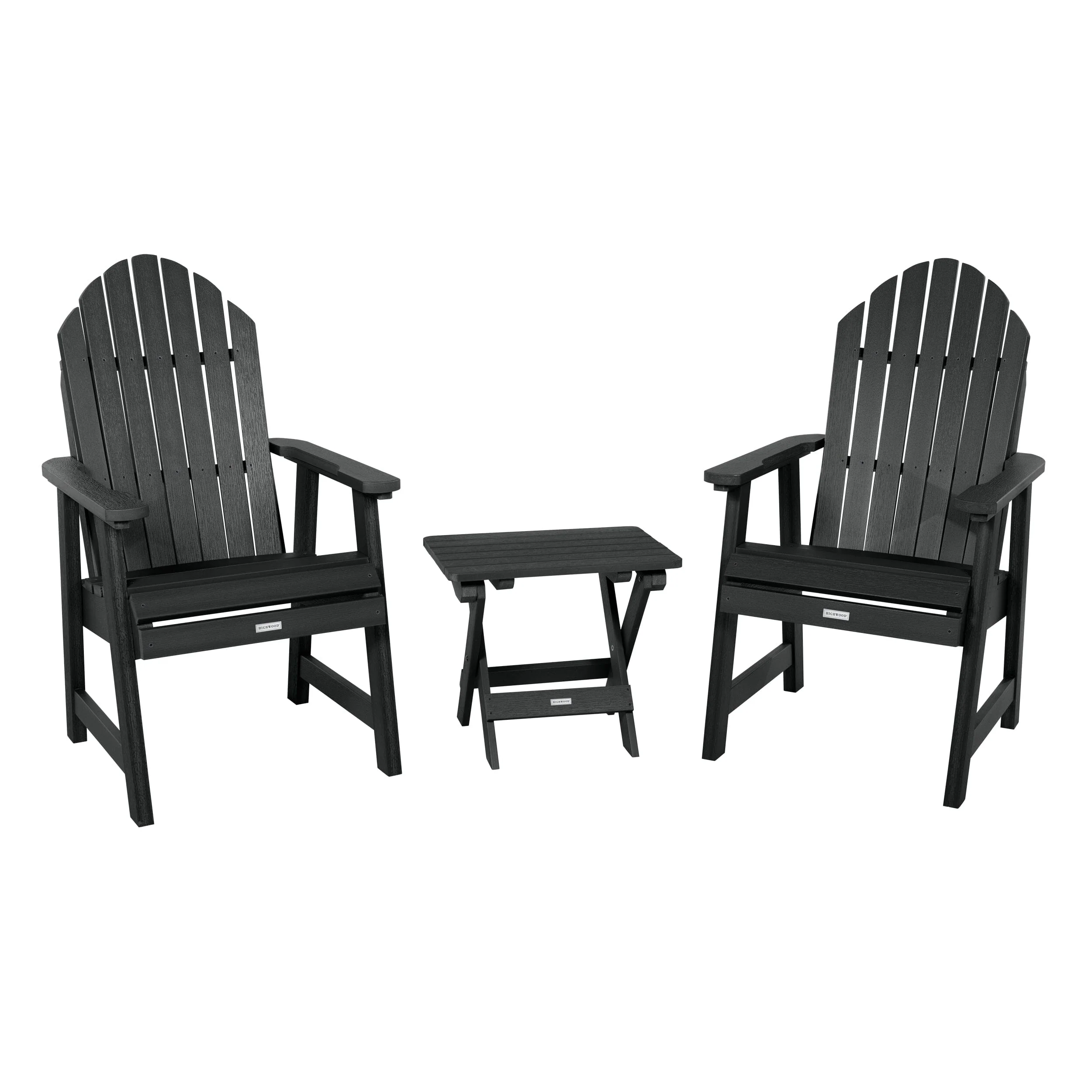 2 Hamilton Deck Chairs with Folding Side Table - Image 4