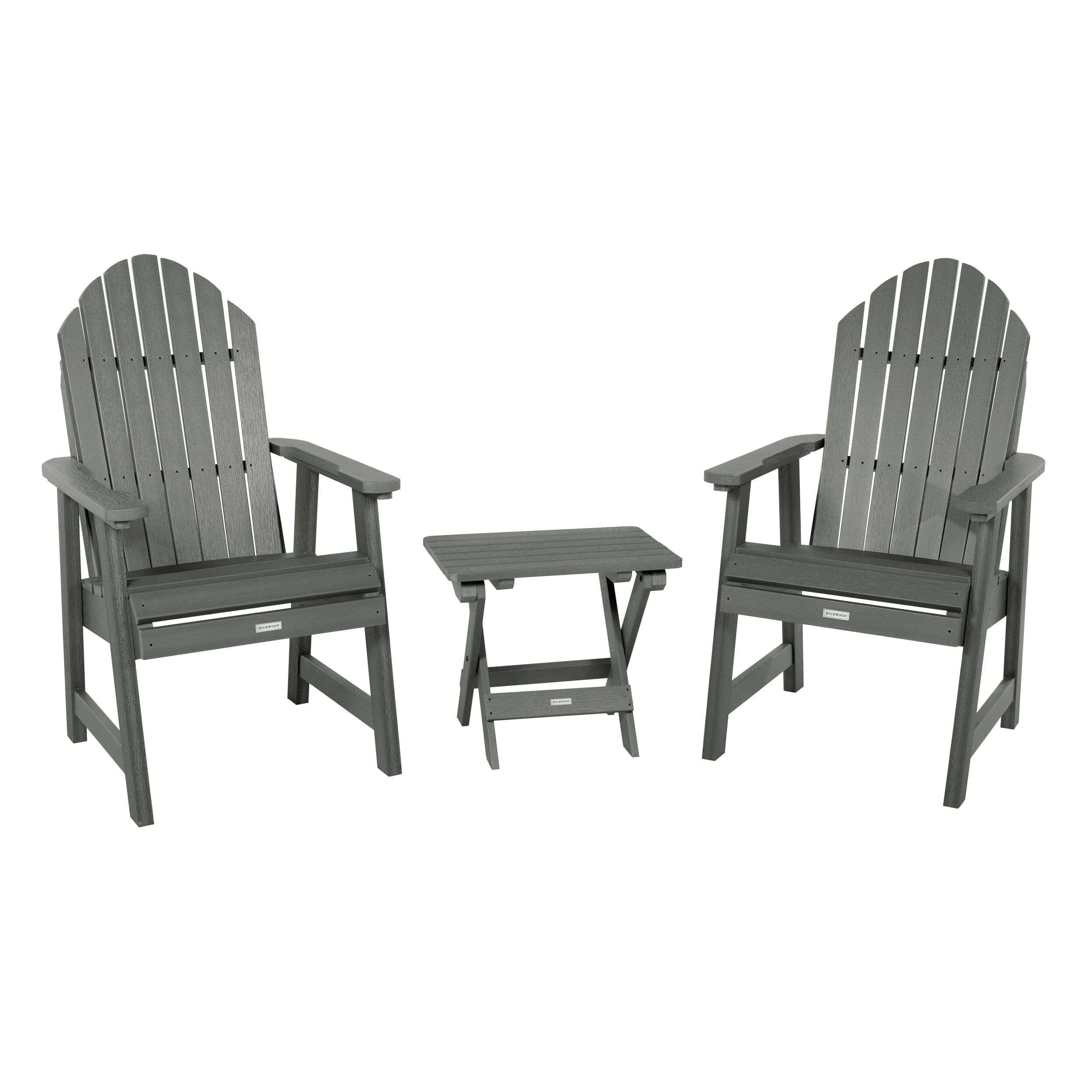 2 Hamilton Deck Chairs with Folding Side Table - Image 7