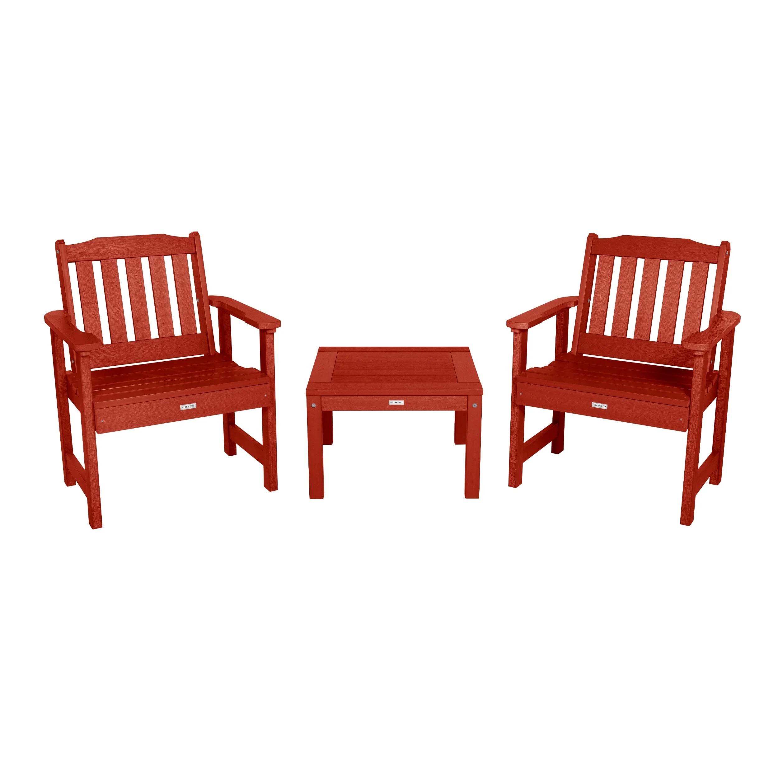 2 Lehigh Garden Chairs with 1 Square Side Table - Image 13