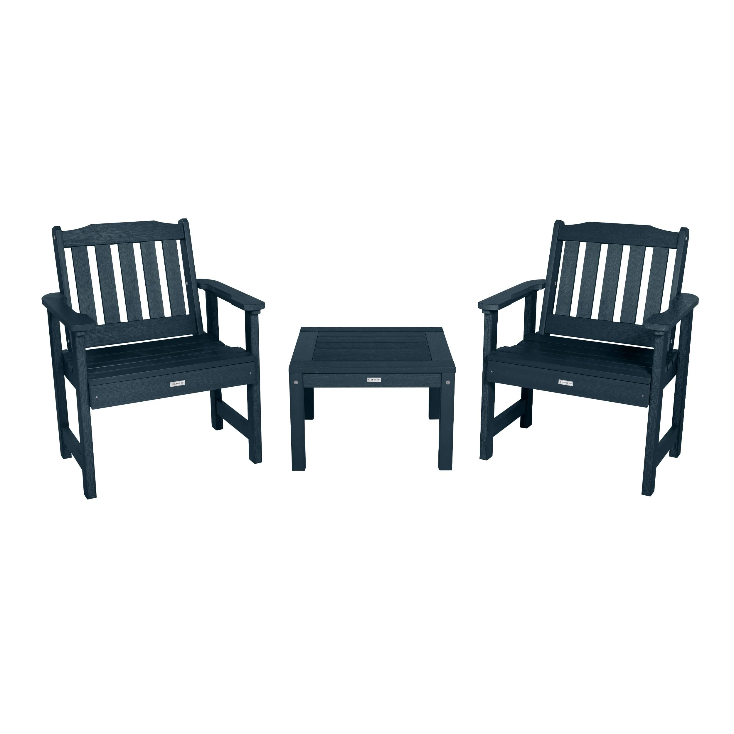 2 Lehigh Garden Chairs with 1 Square Side Table - Image 15