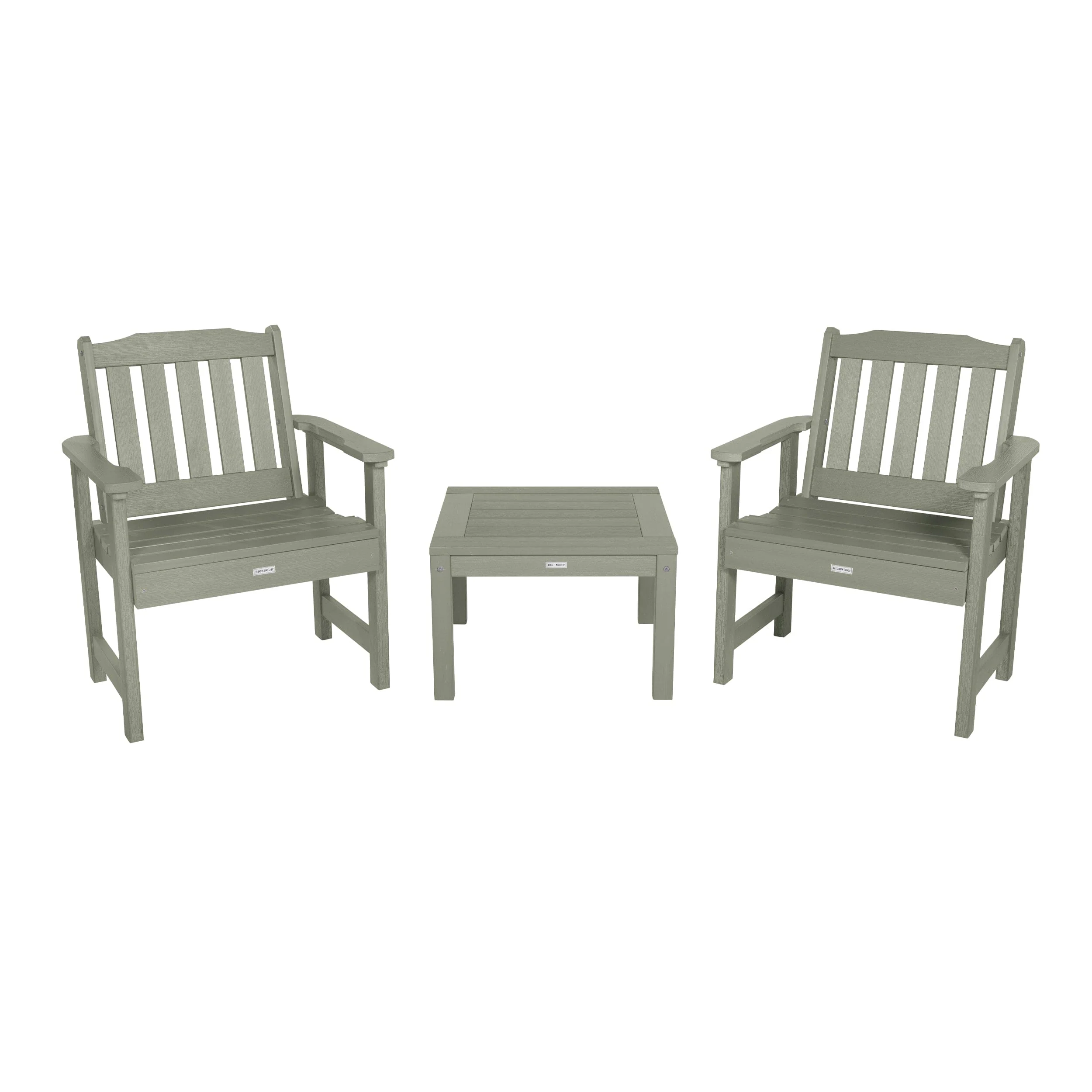 2 Lehigh Garden Chairs with 1 Square Side Table - Image 17
