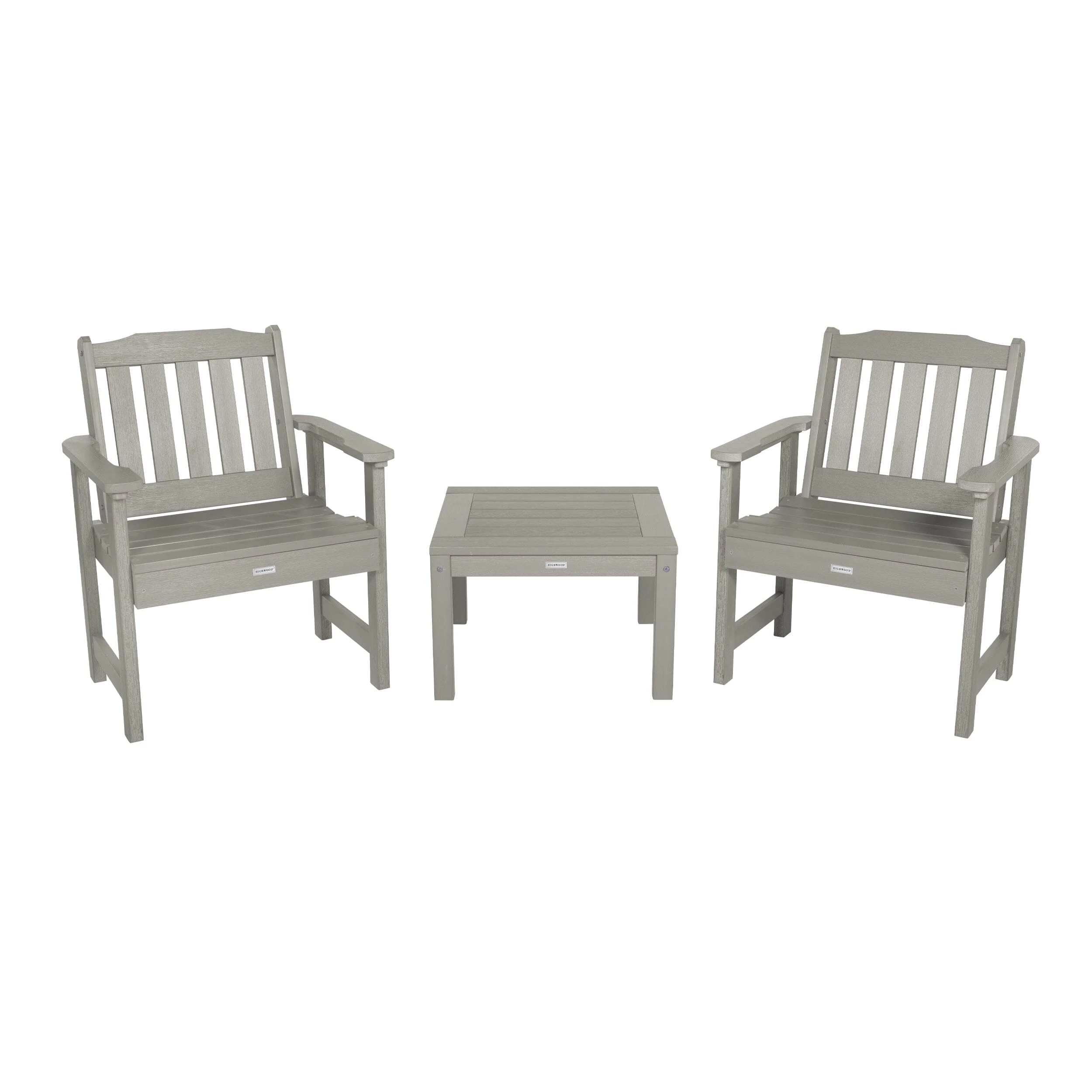 2 Lehigh Garden Chairs with 1 Square Side Table - Image 19