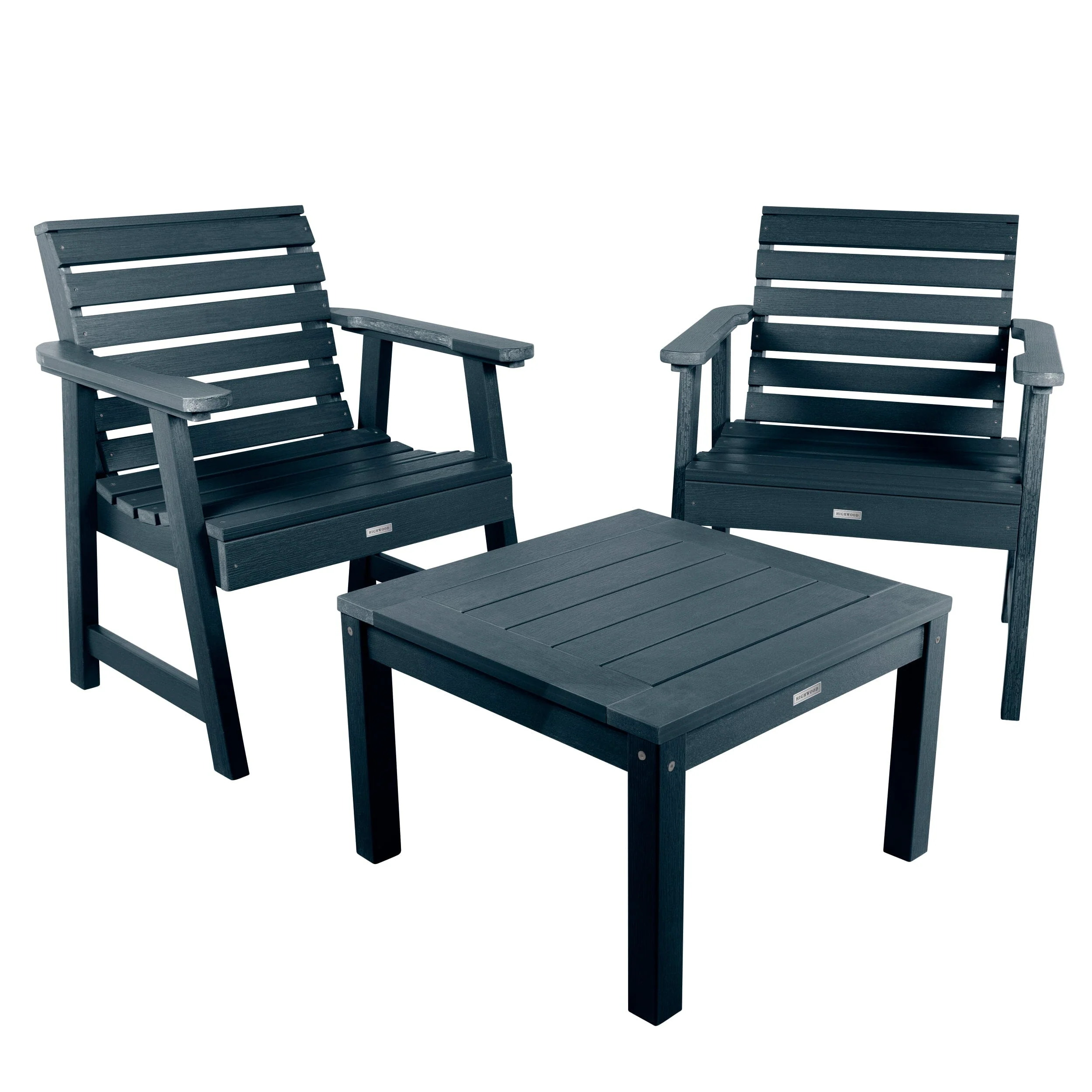 2 Weatherly Garden Chairs with Square Side Table - Image 19