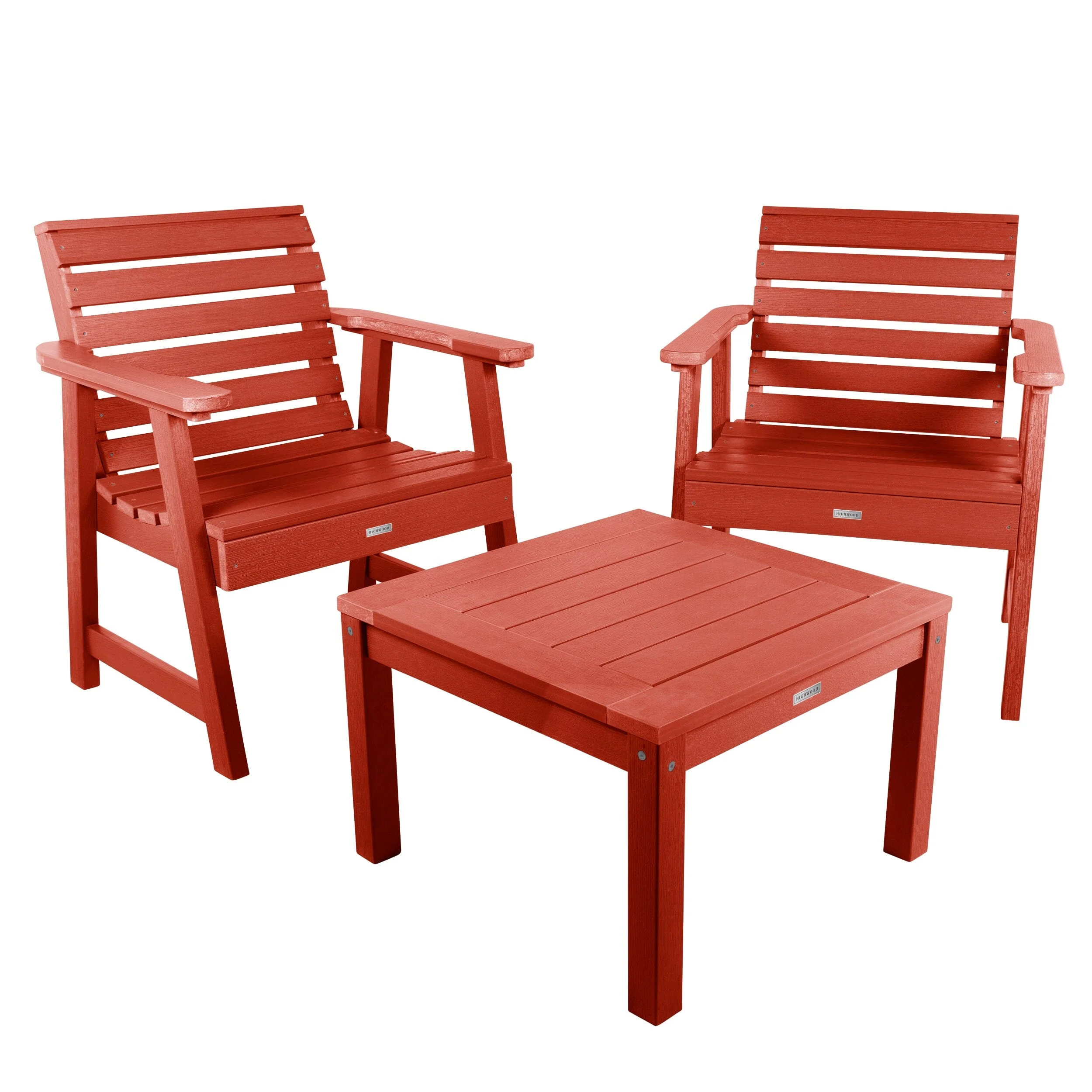 2 Weatherly Garden Chairs with Square Side Table - Image 22