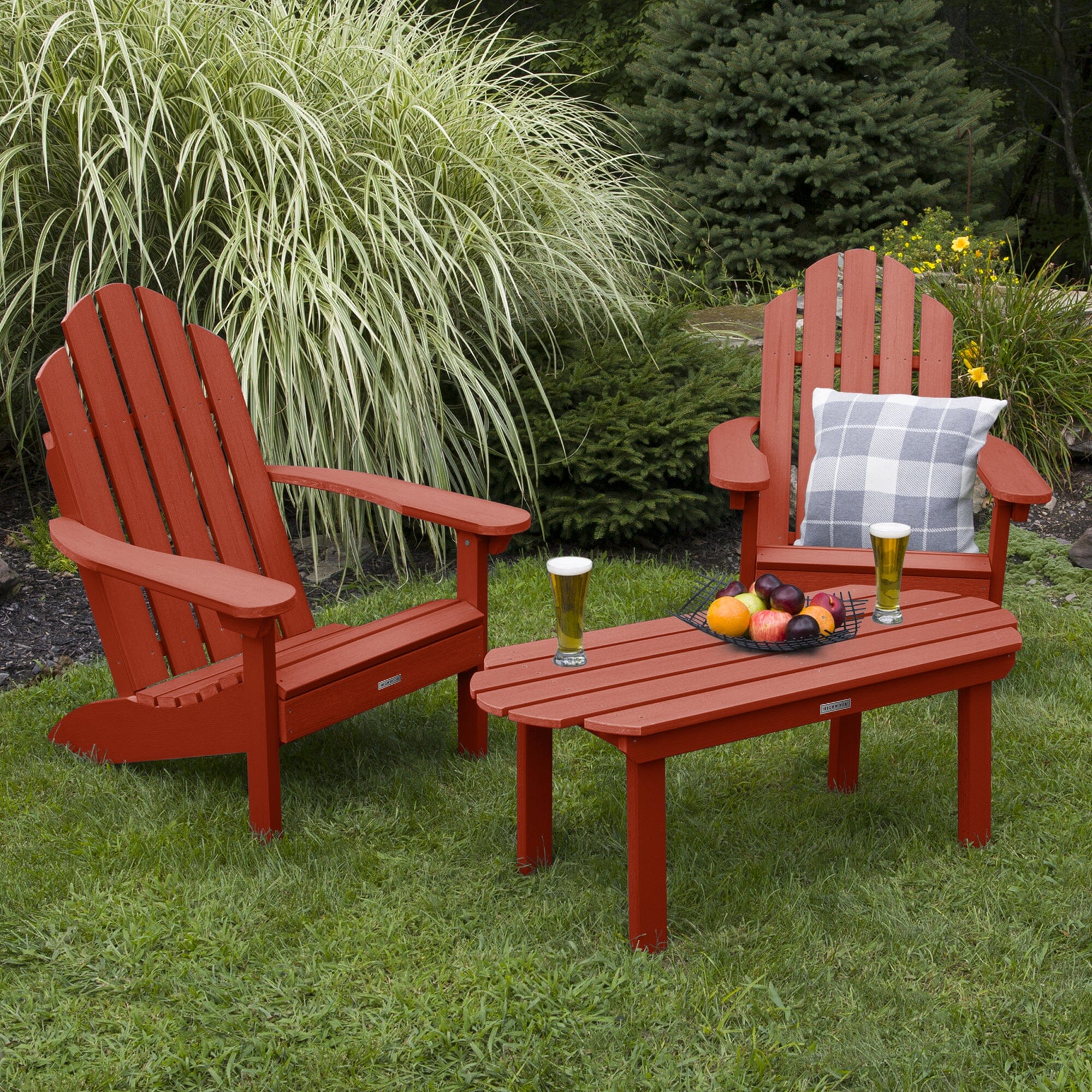 2 Westport Adirondack Chairs with 1 Westport Conversation Table - Image 10