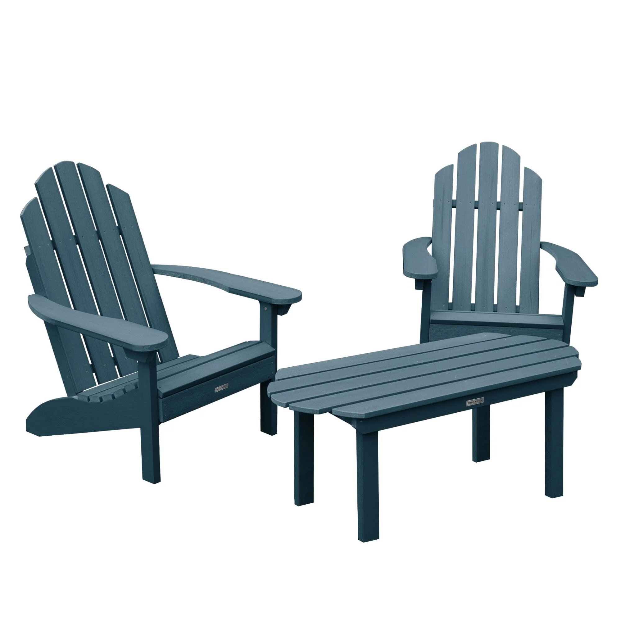 2 Westport Adirondack Chairs with 1 Westport Conversation Table - Image 11