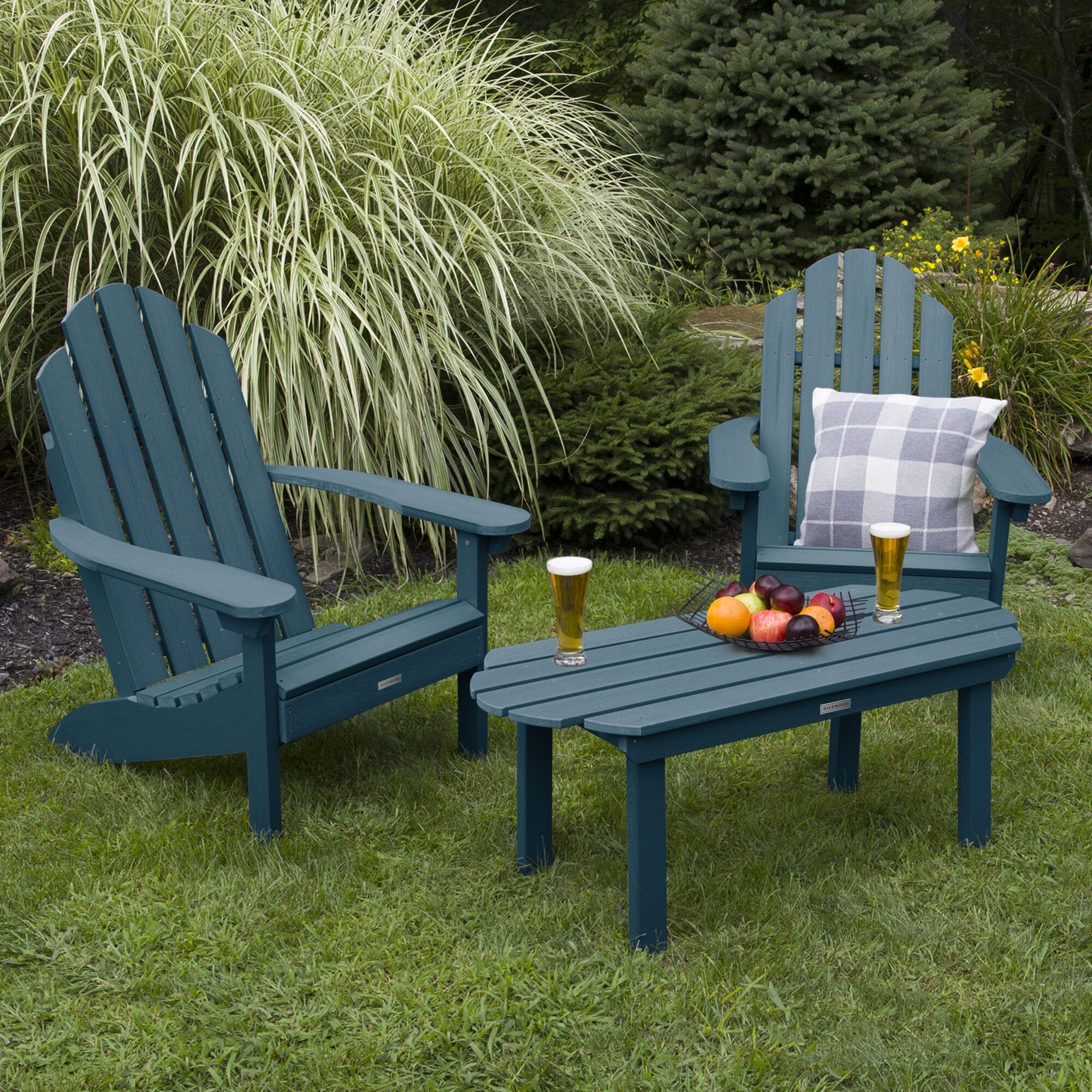 2 Westport Adirondack Chairs with 1 Westport Conversation Table - Image 12