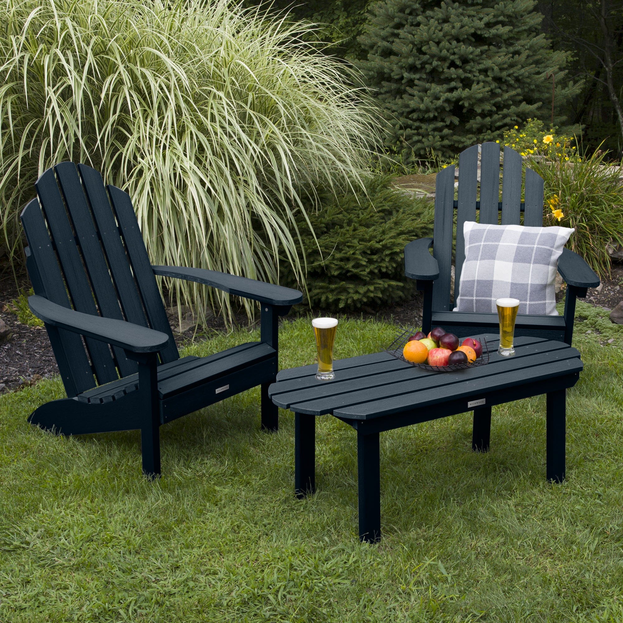 2 Westport Adirondack Chairs with 1 Westport Conversation Table - Image 14
