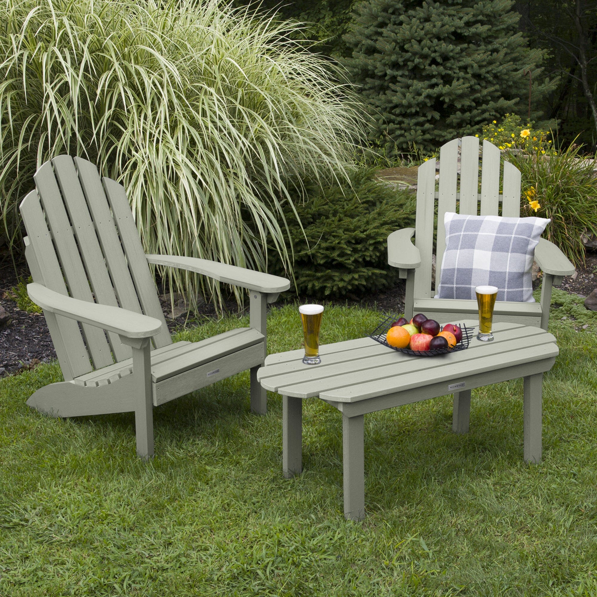 2 Westport Adirondack Chairs with 1 Westport Conversation Table - Image 18