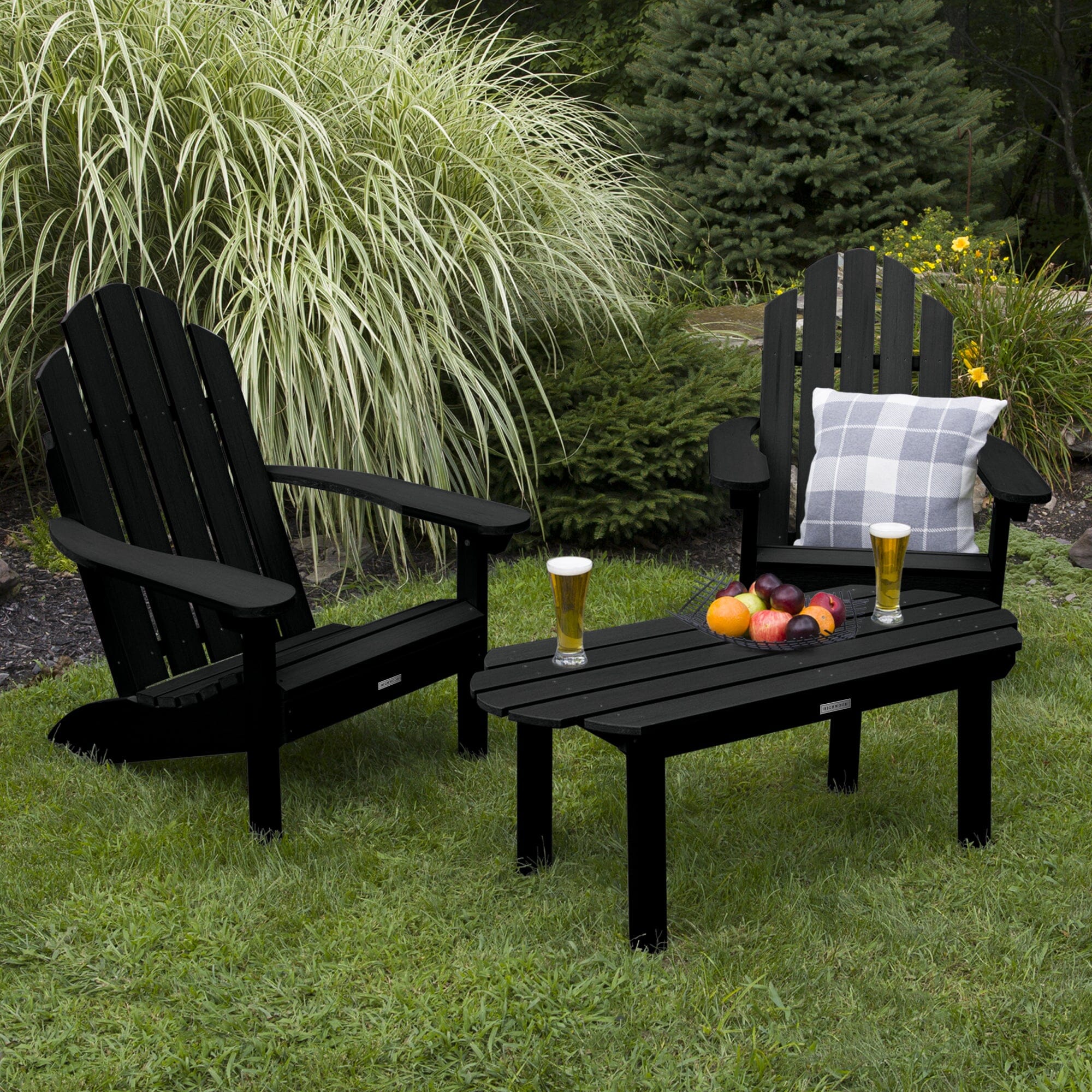 2 Westport Adirondack Chairs with 1 Westport Conversation Table - Image 4