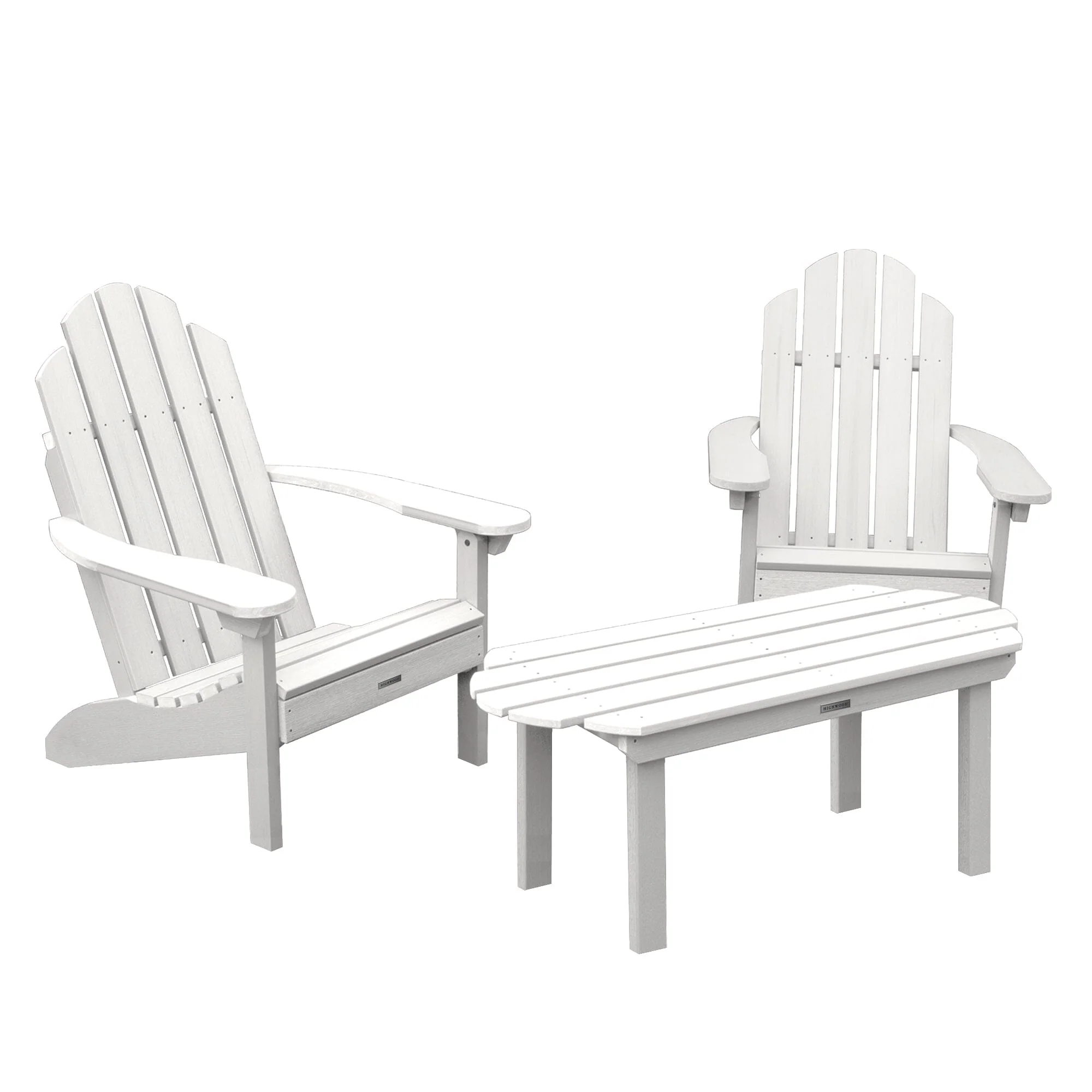 2 Westport Adirondack Chairs with 1 Westport Conversation Table - Image 5