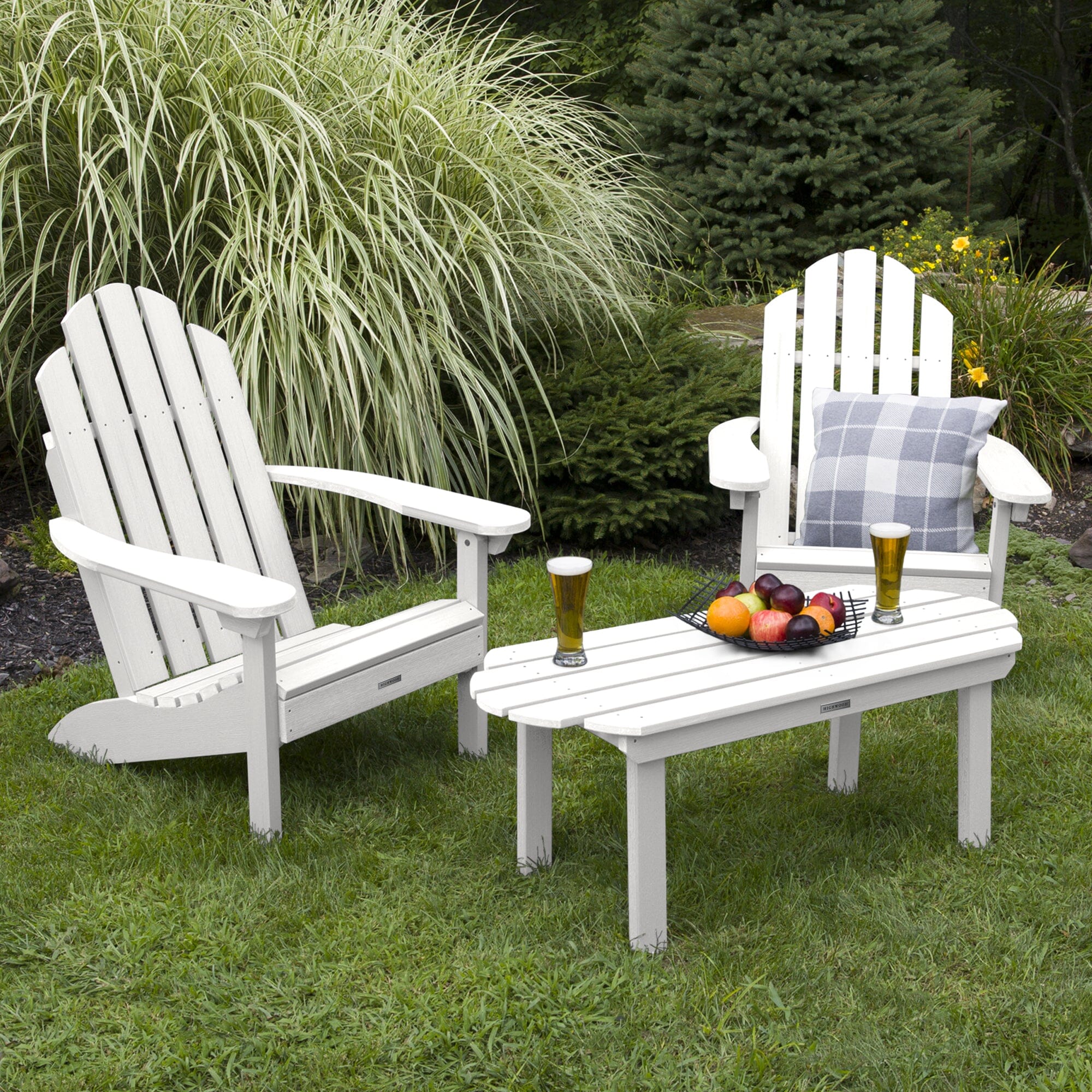 2 Westport Adirondack Chairs with 1 Westport Conversation Table - Image 6