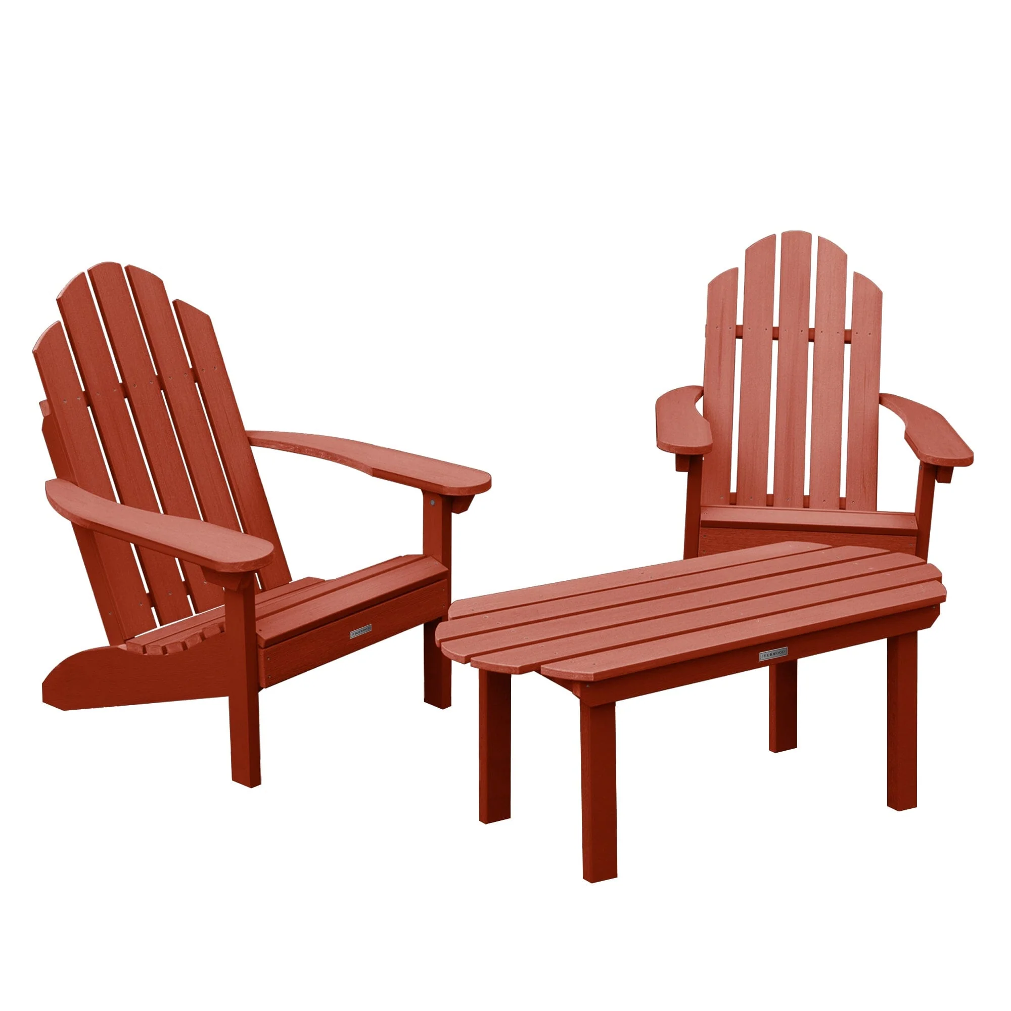 2 Westport Adirondack Chairs with 1 Westport Conversation Table - Image 9