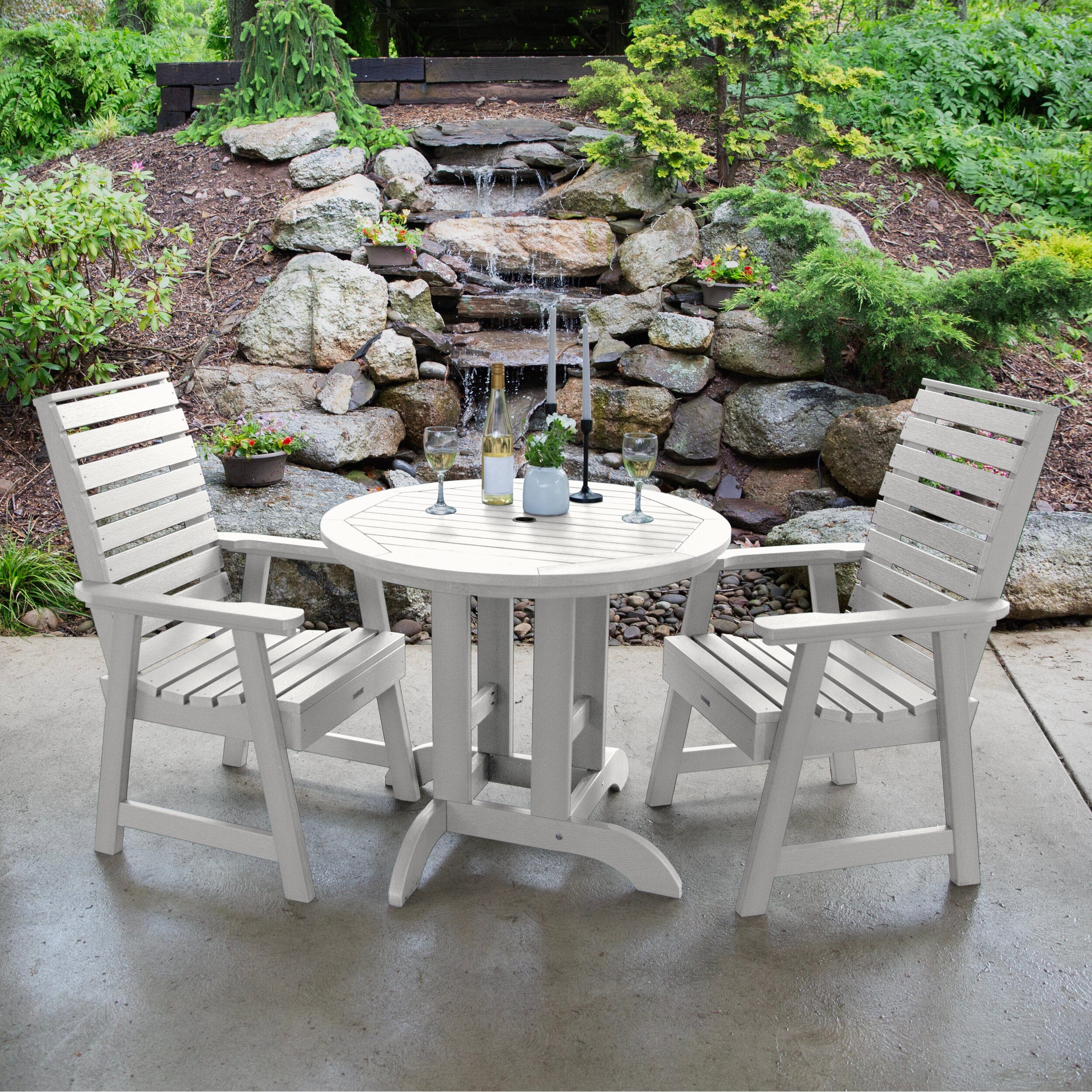 Weatherly 3pc 36in Round Dining Set - Dining Height - Image 11