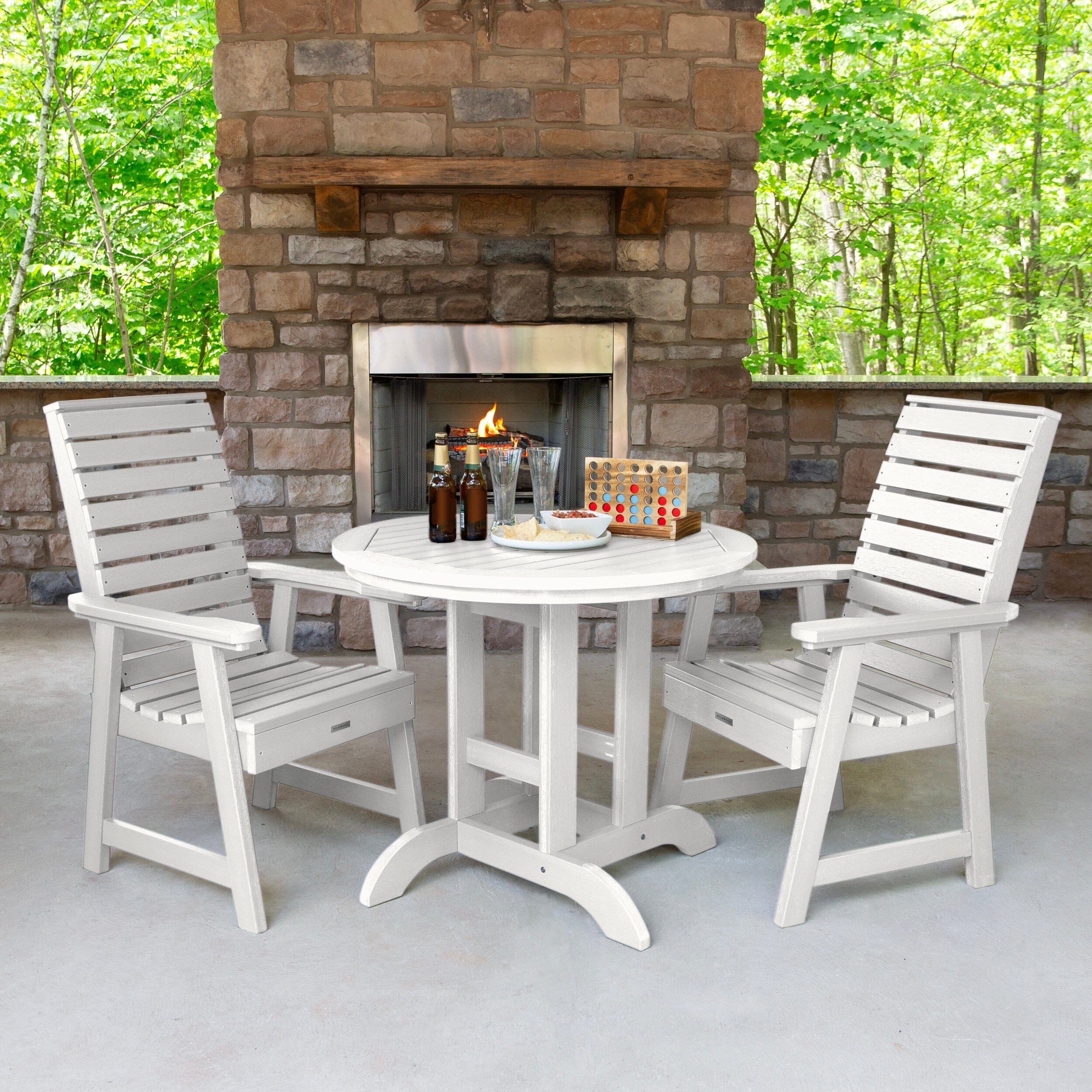 Weatherly 3pc 36in Round Dining Set - Dining Height - Image 12
