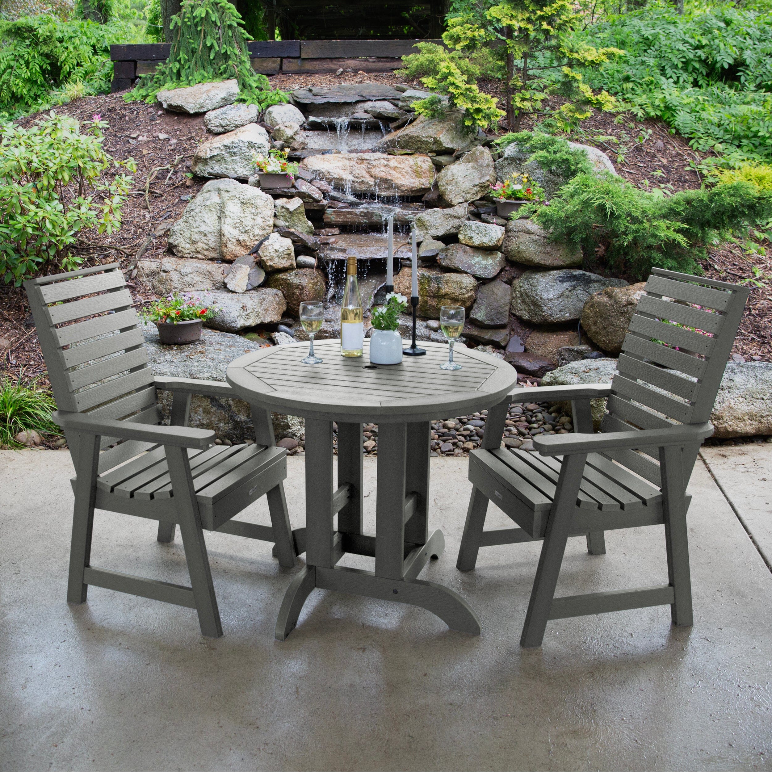 Weatherly 3pc 36in Round Dining Set - Dining Height - Image 14