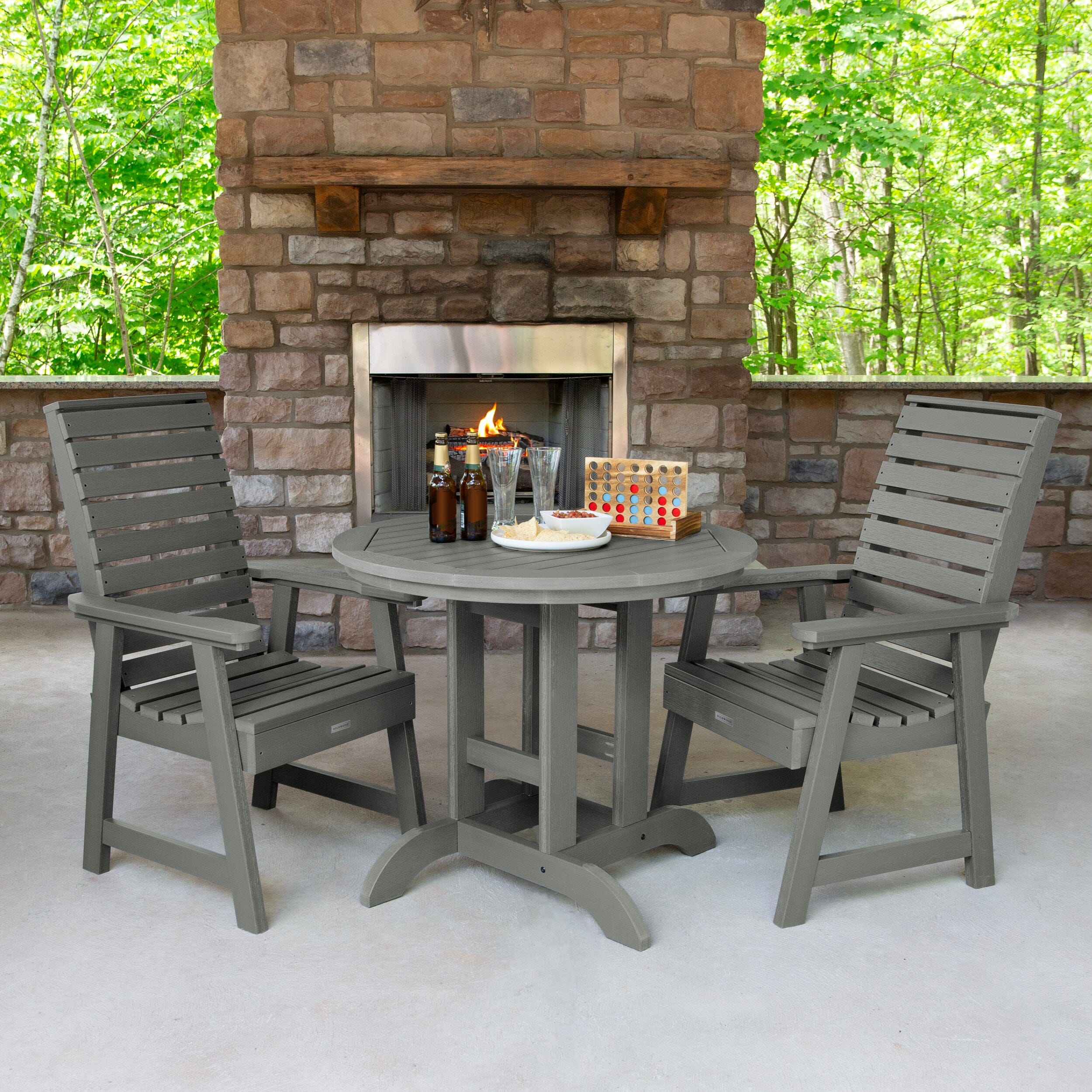 Weatherly 3pc 36in Round Dining Set - Dining Height - Image 15