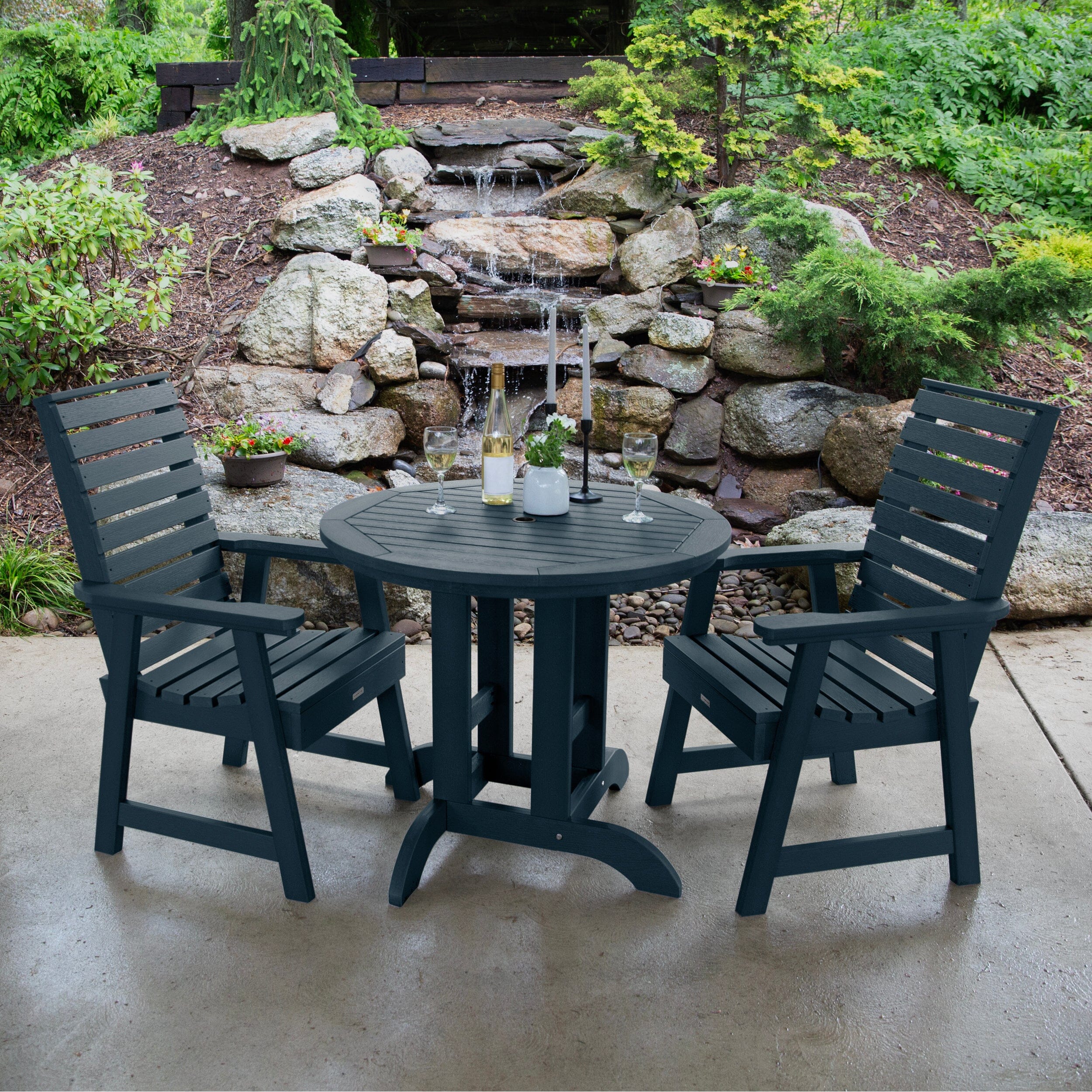 Weatherly 3pc 36in Round Dining Set - Dining Height - Image 20