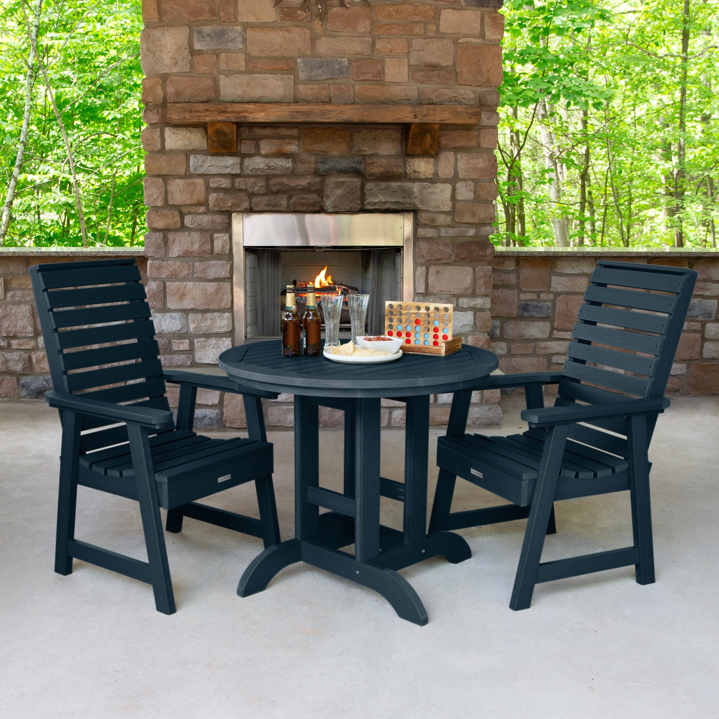 Weatherly 3pc 36in Round Dining Set - Dining Height - Image 21