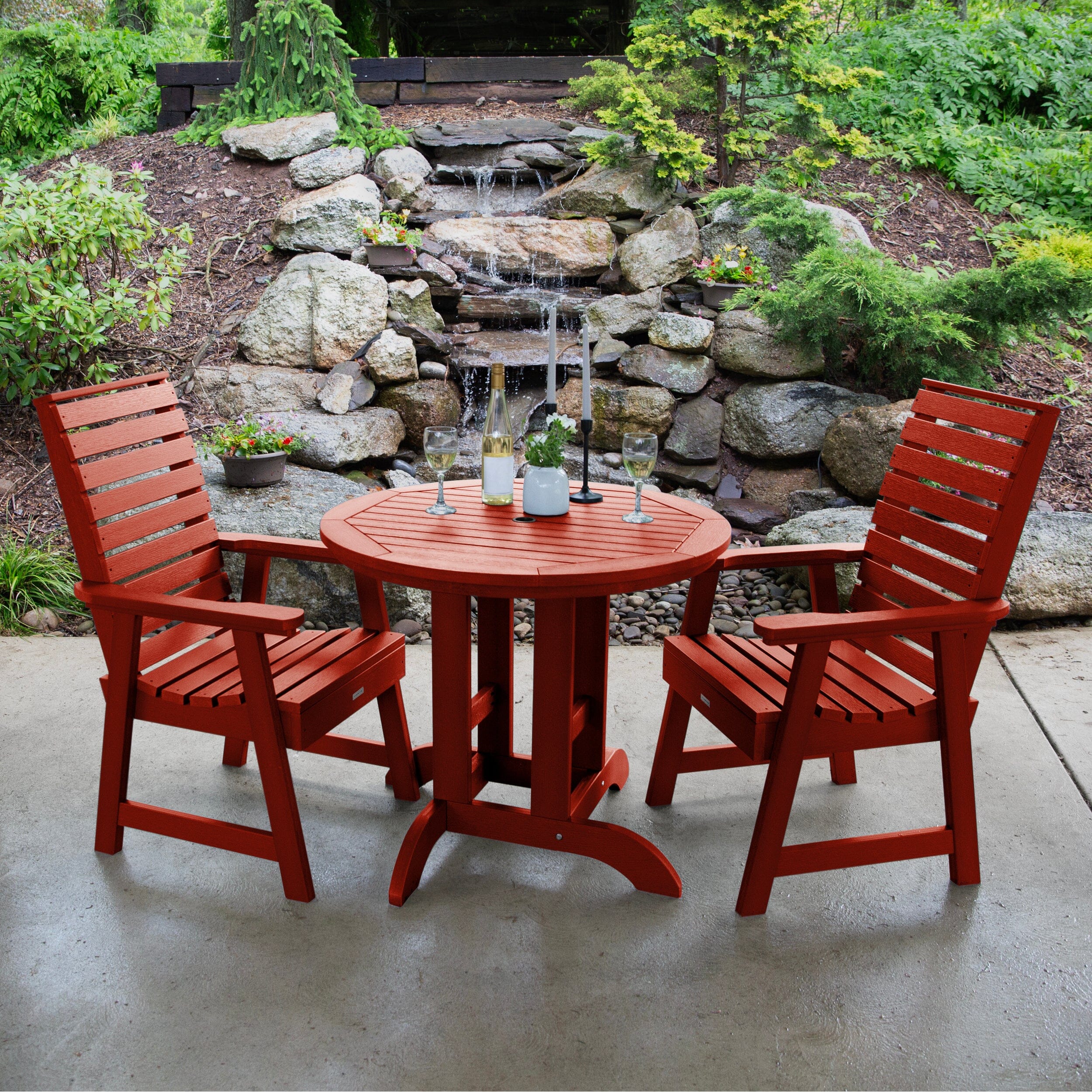 Weatherly 3pc 36in Round Dining Set - Dining Height - Image 23