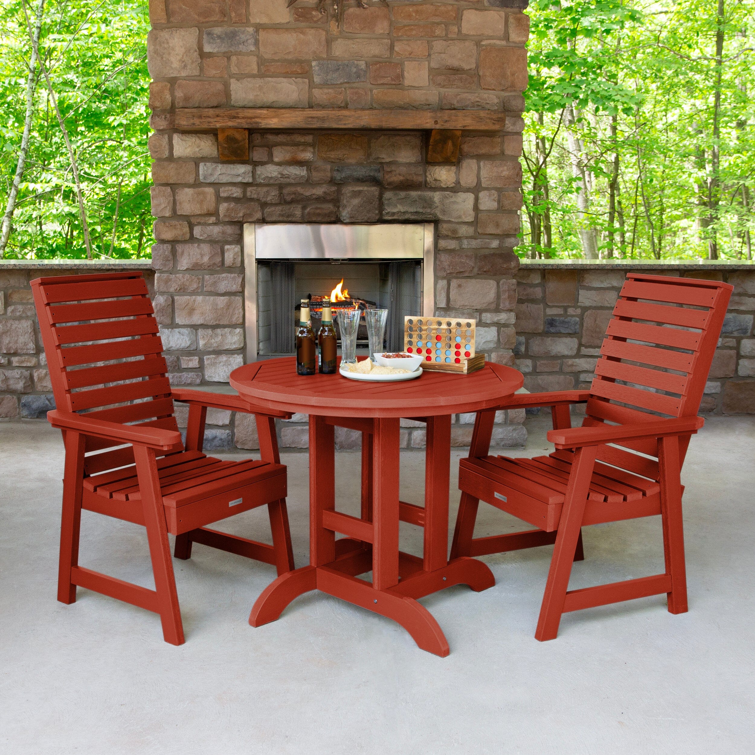 Weatherly 3pc 36in Round Dining Set - Dining Height - Image 24