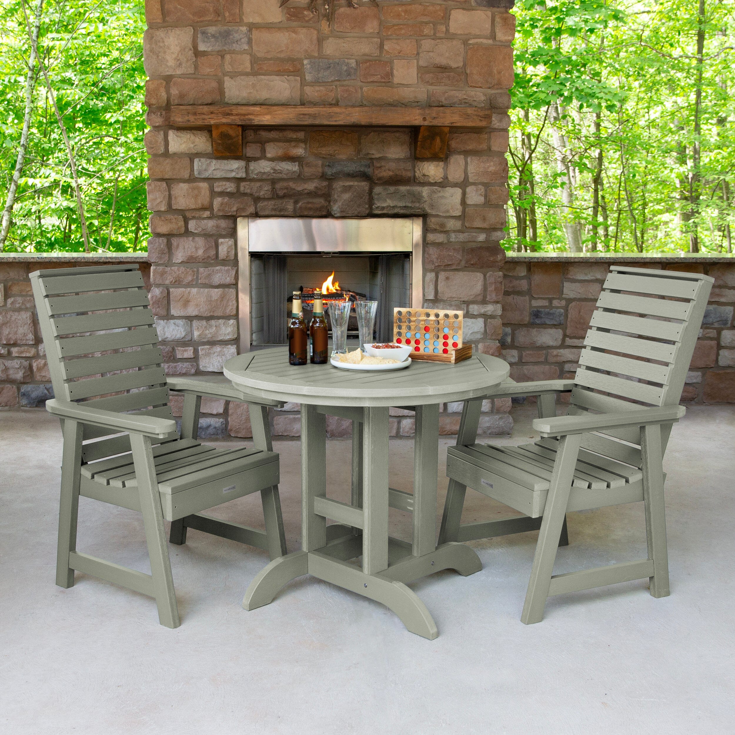 Weatherly 3pc 36in Round Dining Set - Dining Height - Image 27