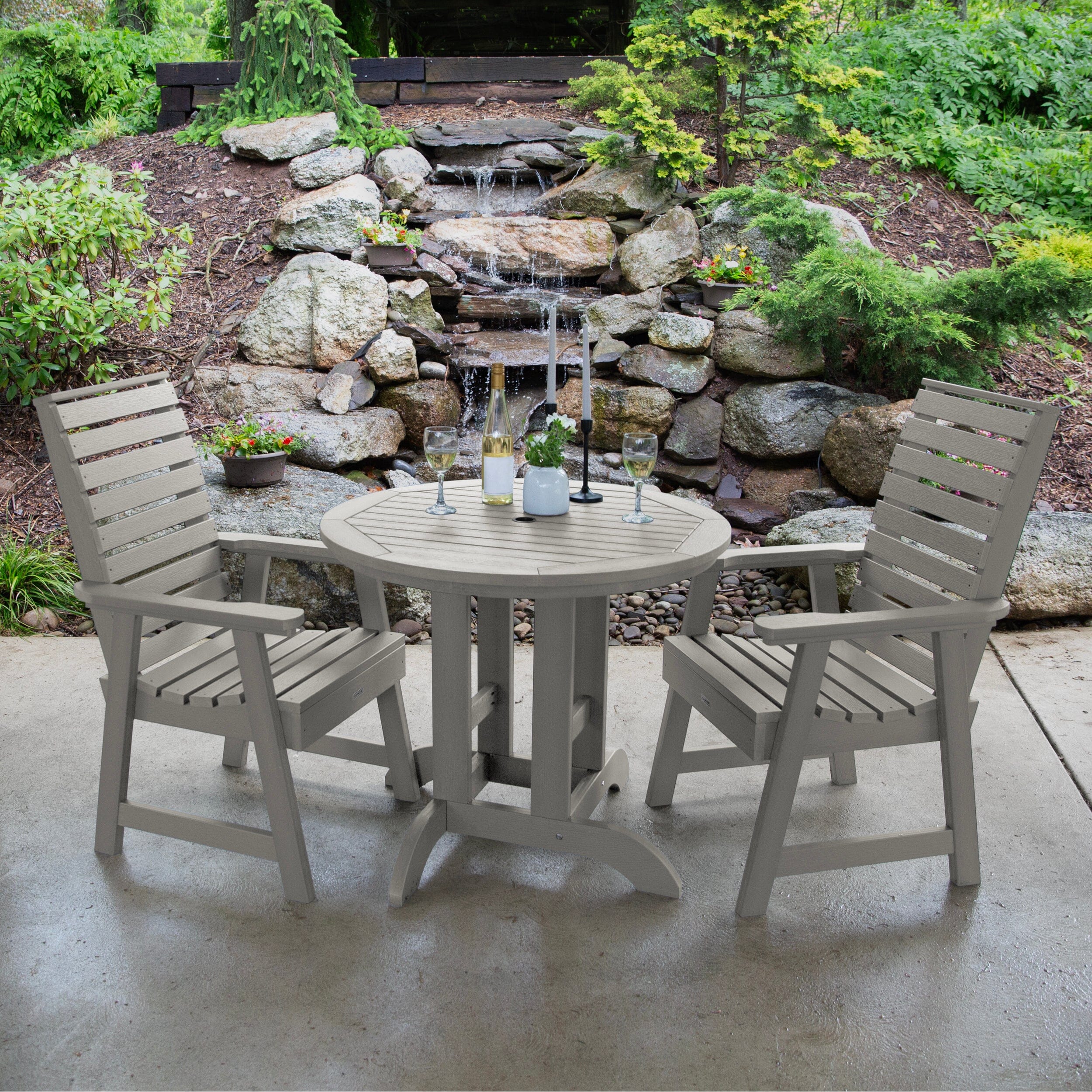 Weatherly 3pc 36in Round Dining Set - Dining Height - Image 29