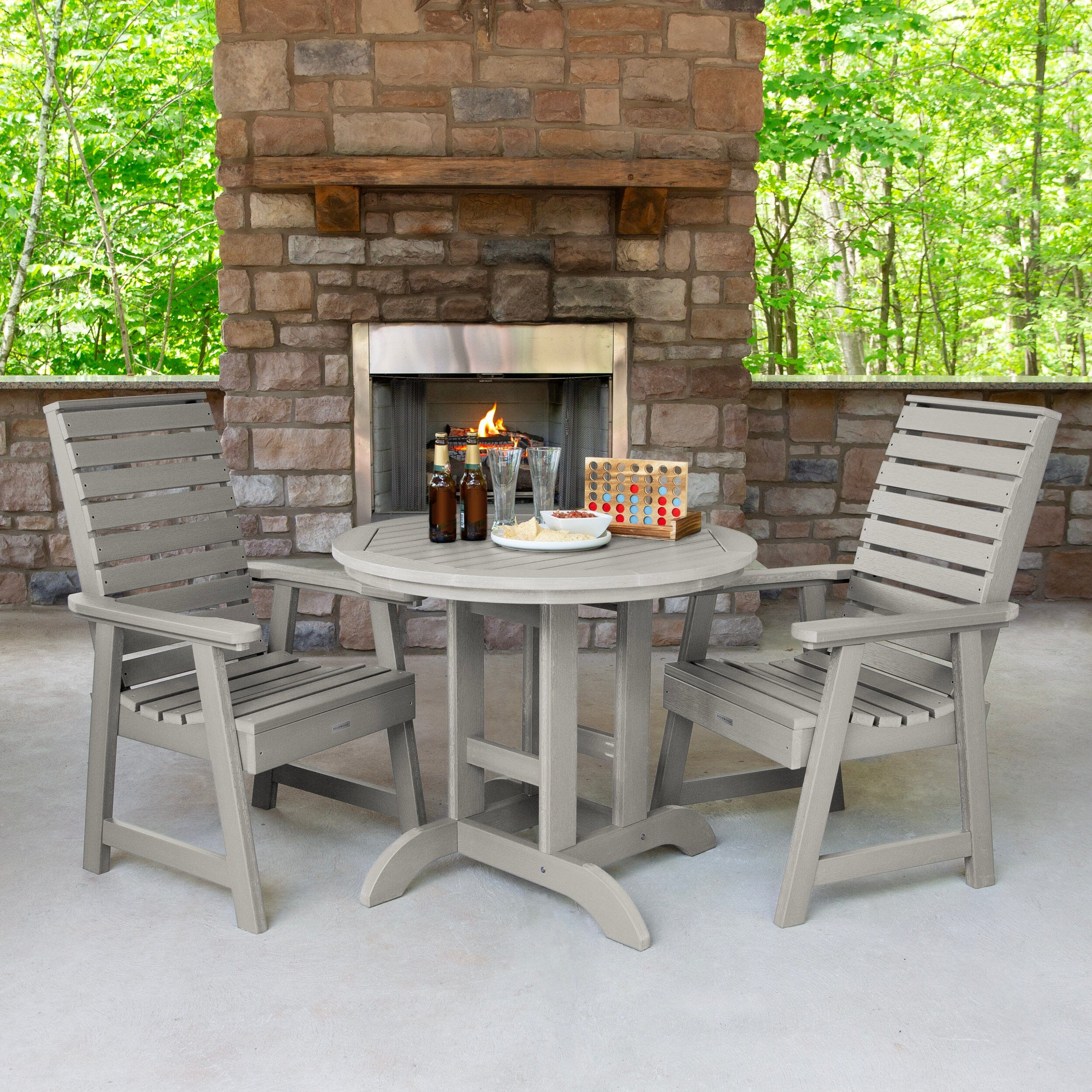 Weatherly 3pc 36in Round Dining Set - Dining Height - Image 30