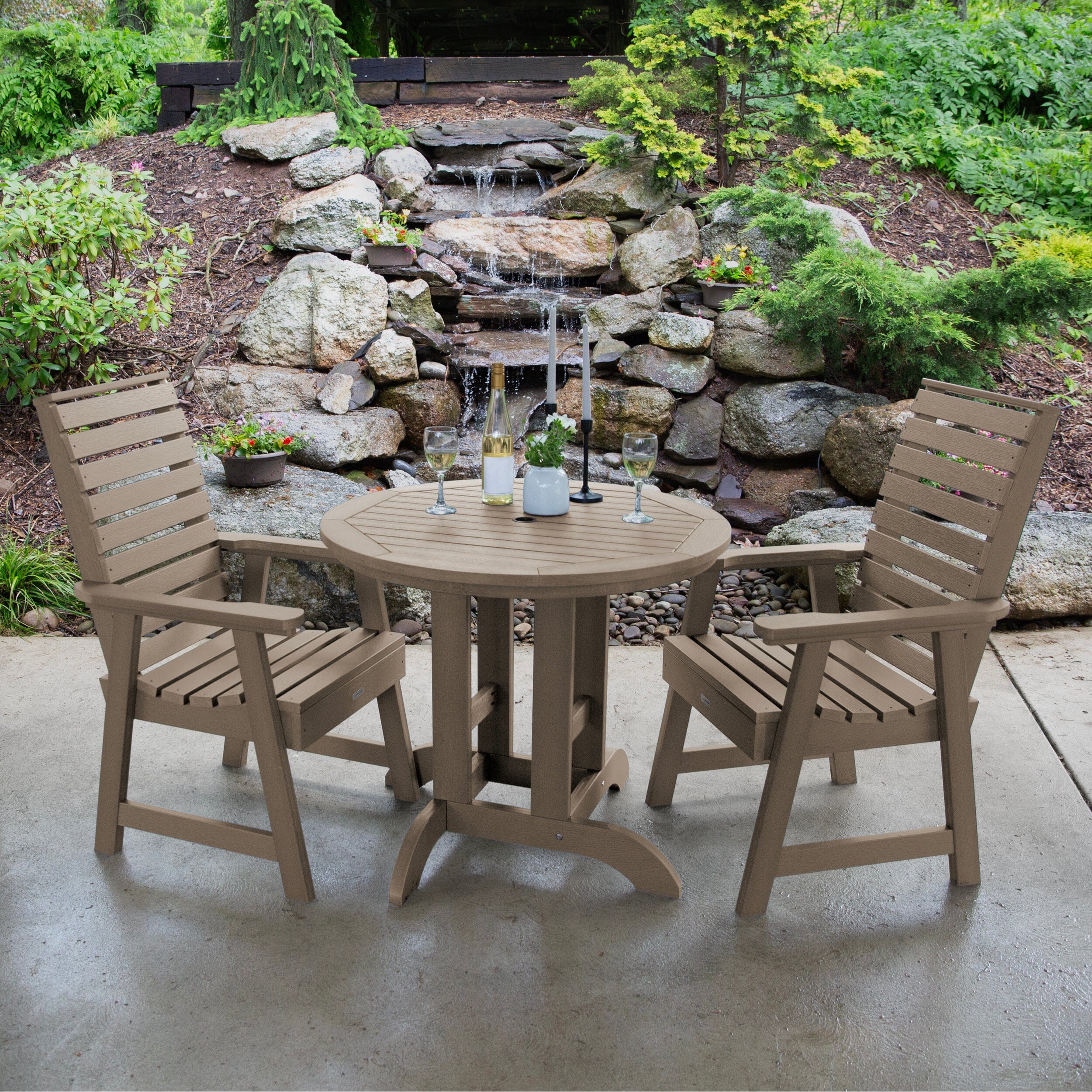 Weatherly 3pc 36in Round Dining Set - Dining Height - Image 32