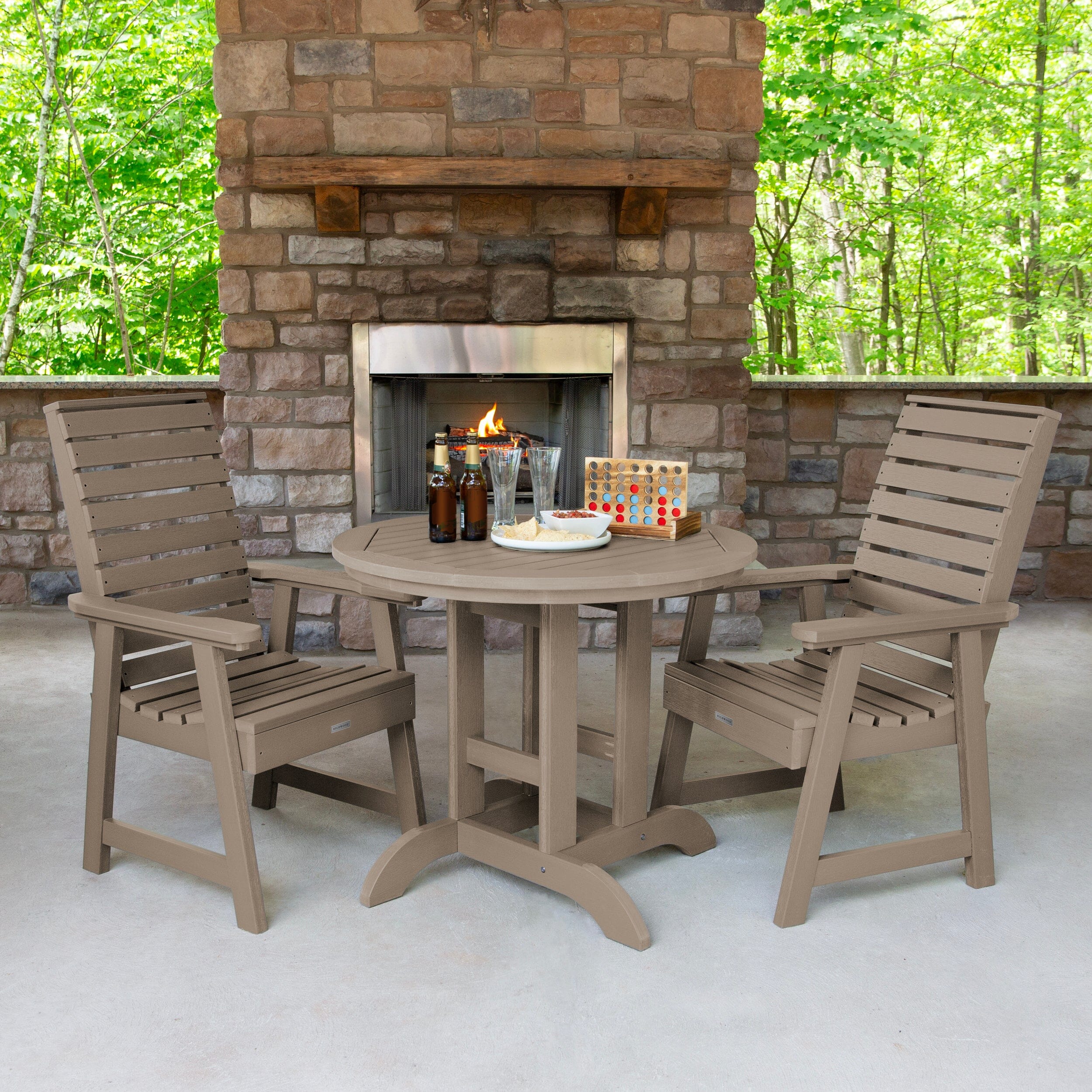 Weatherly 3pc 36in Round Dining Set - Dining Height - Image 33