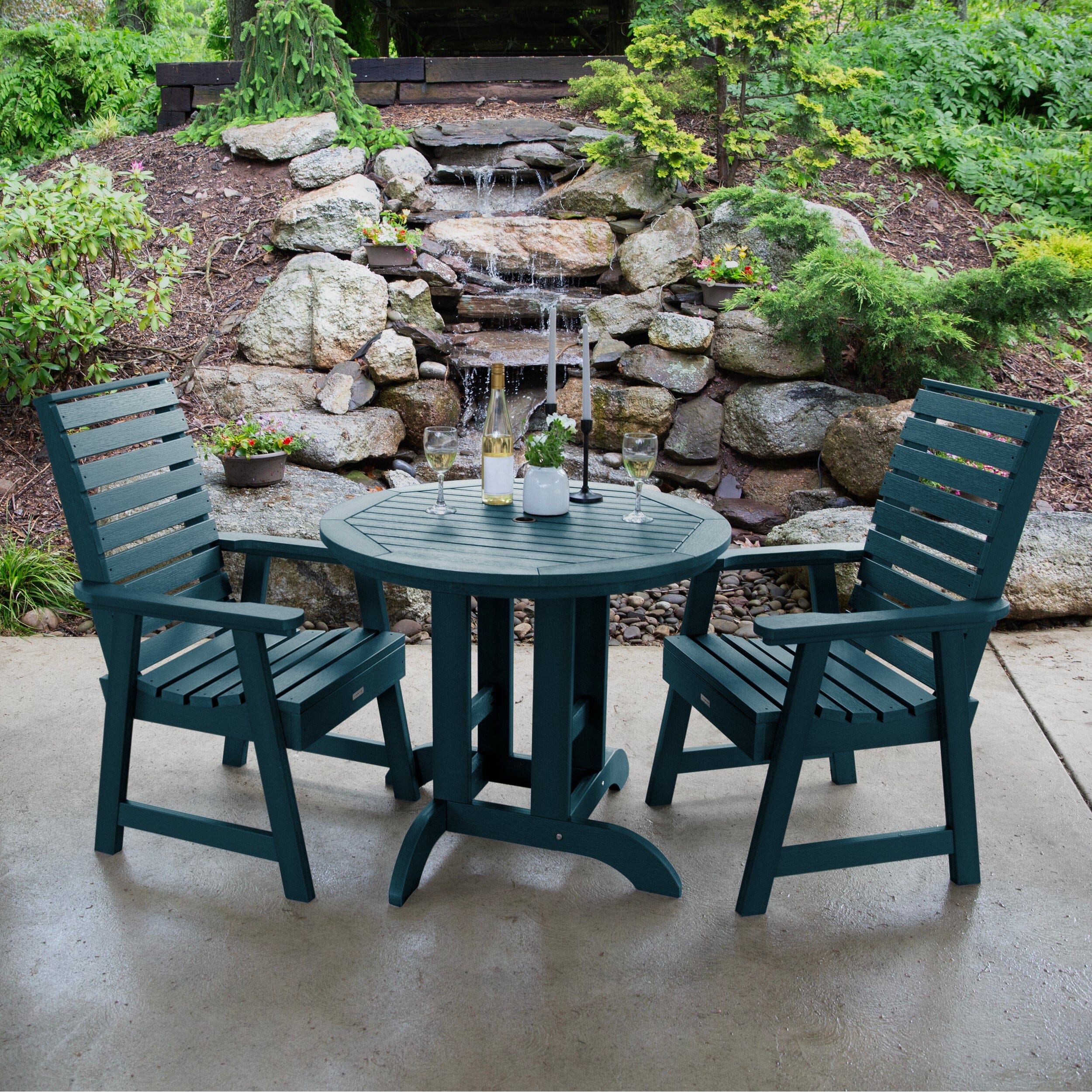 Weatherly 3pc 36in Round Dining Set - Dining Height - Image 5
