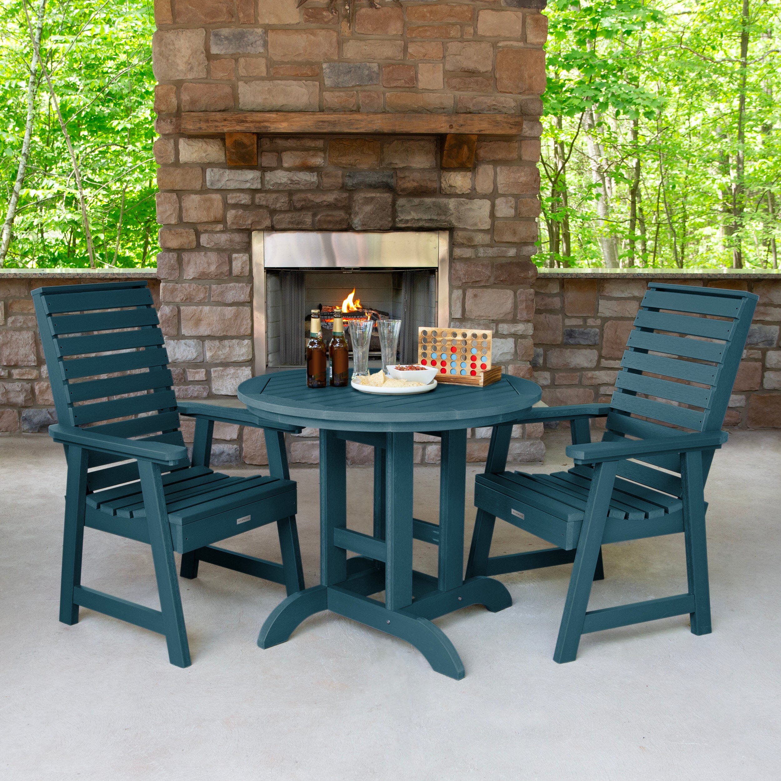 Weatherly 3pc 36in Round Dining Set - Dining Height - Image 6