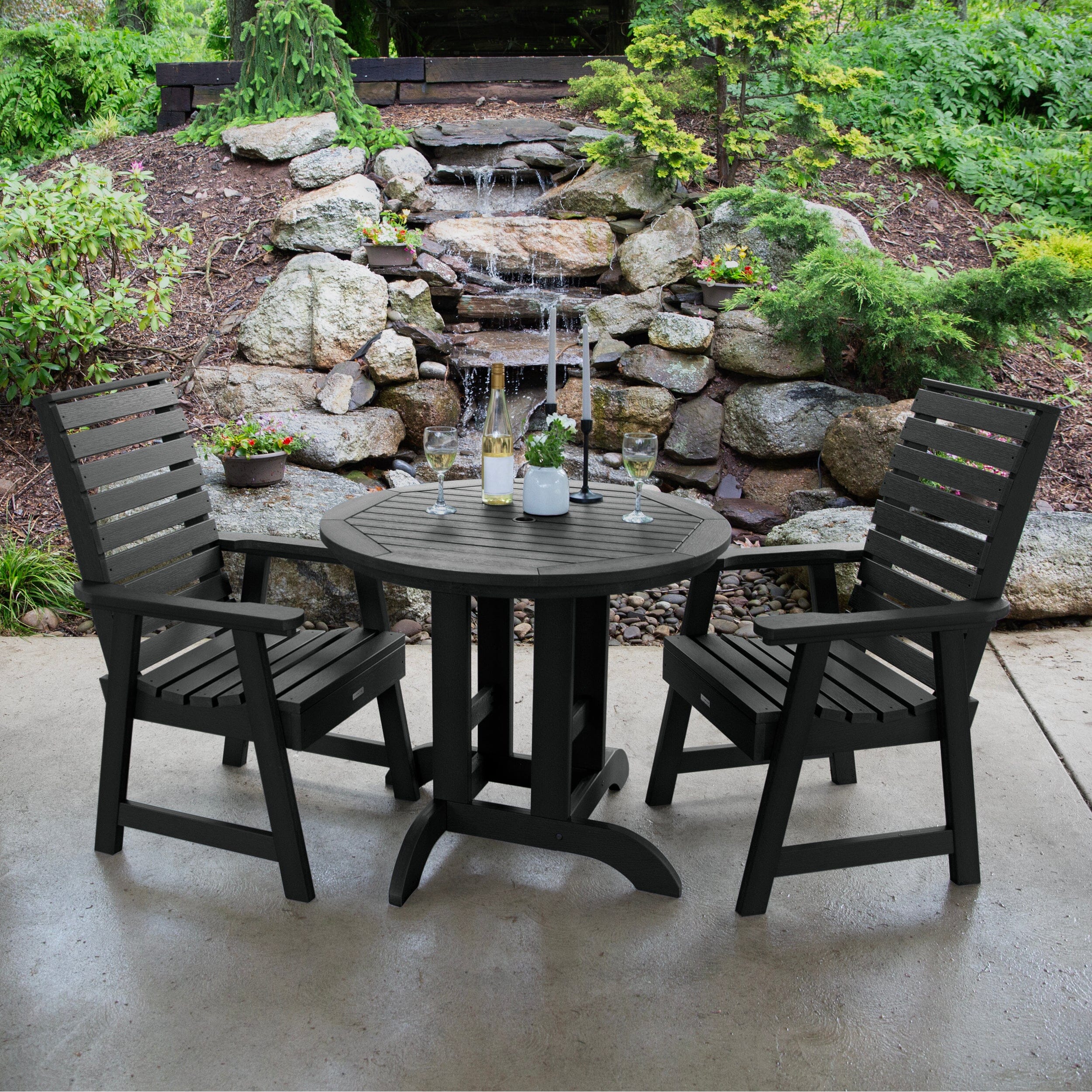 Weatherly 3pc 36in Round Dining Set - Dining Height - Image 8