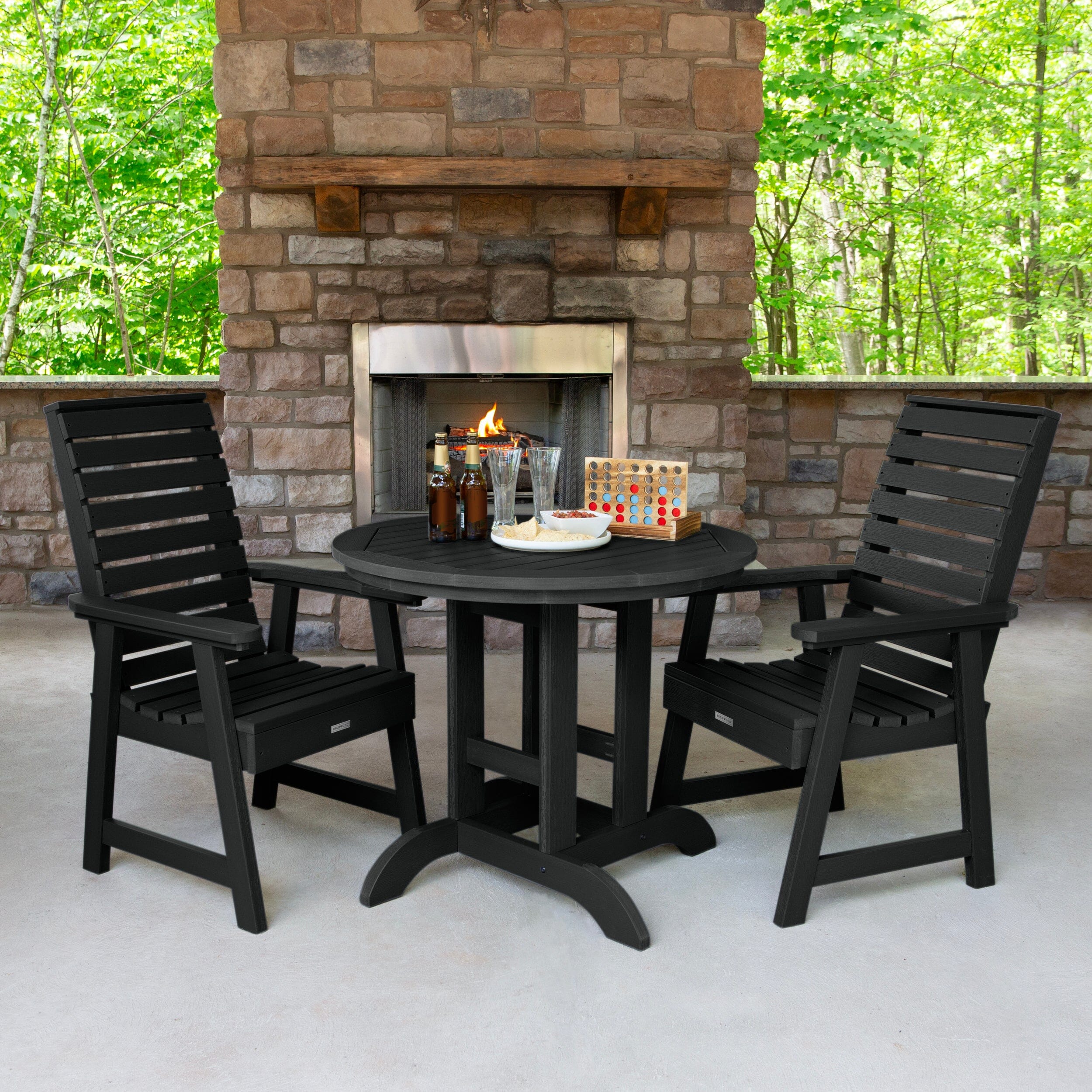 Weatherly 3pc 36in Round Dining Set - Dining Height - Image 9