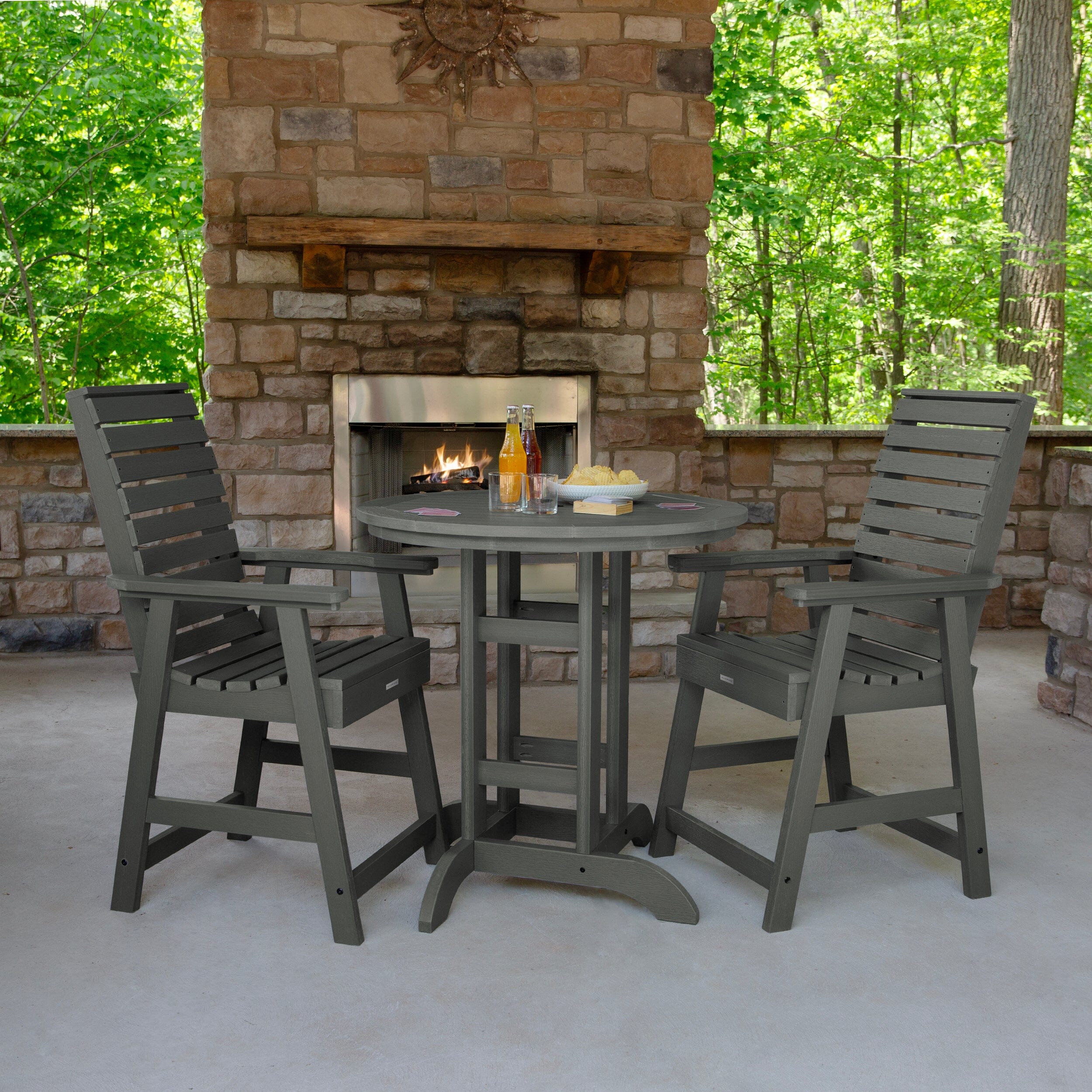 Weatherly 3pc 36in Round Dining Set - Counter Height - Image 14