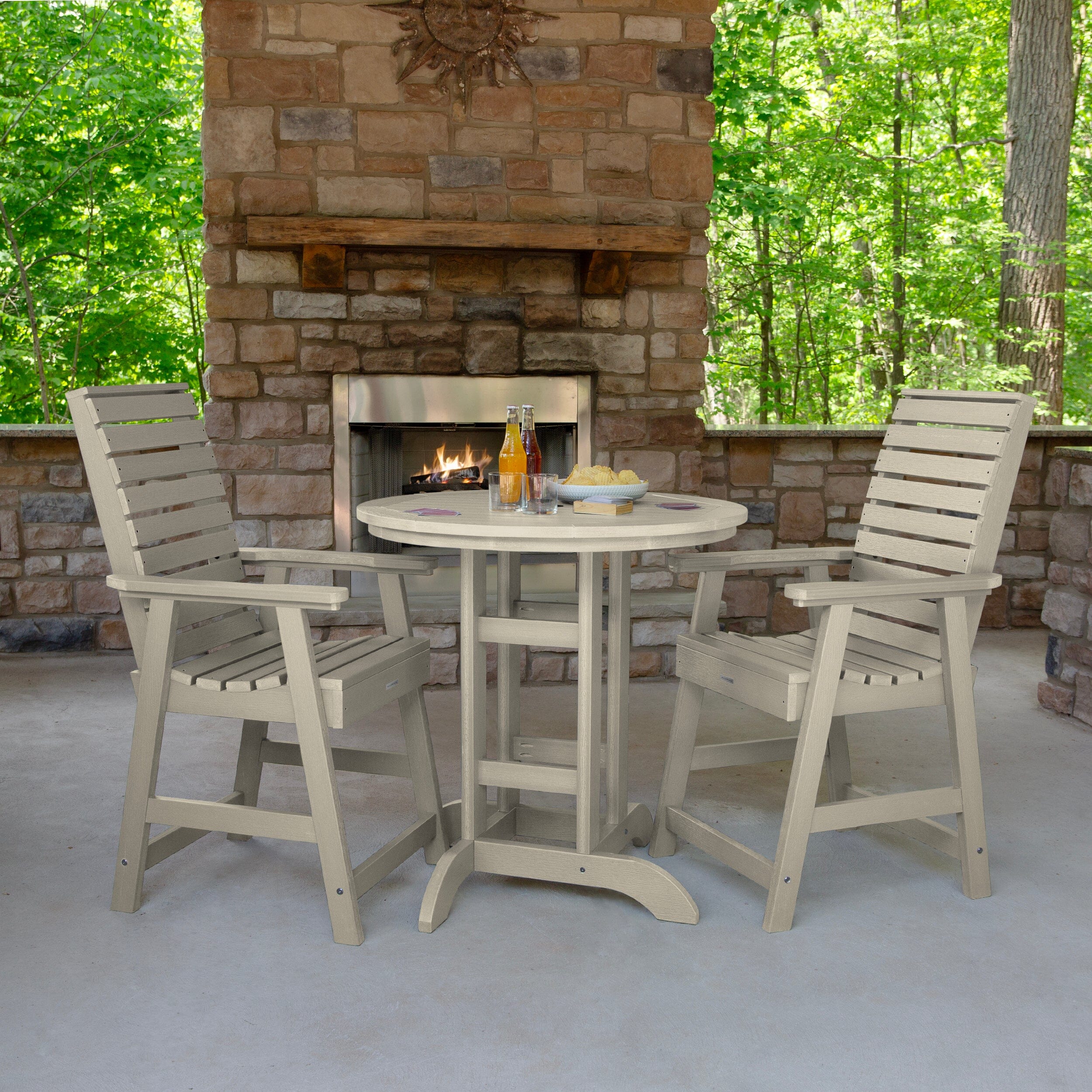 Weatherly 3pc 36in Round Dining Set - Counter Height - Image 18