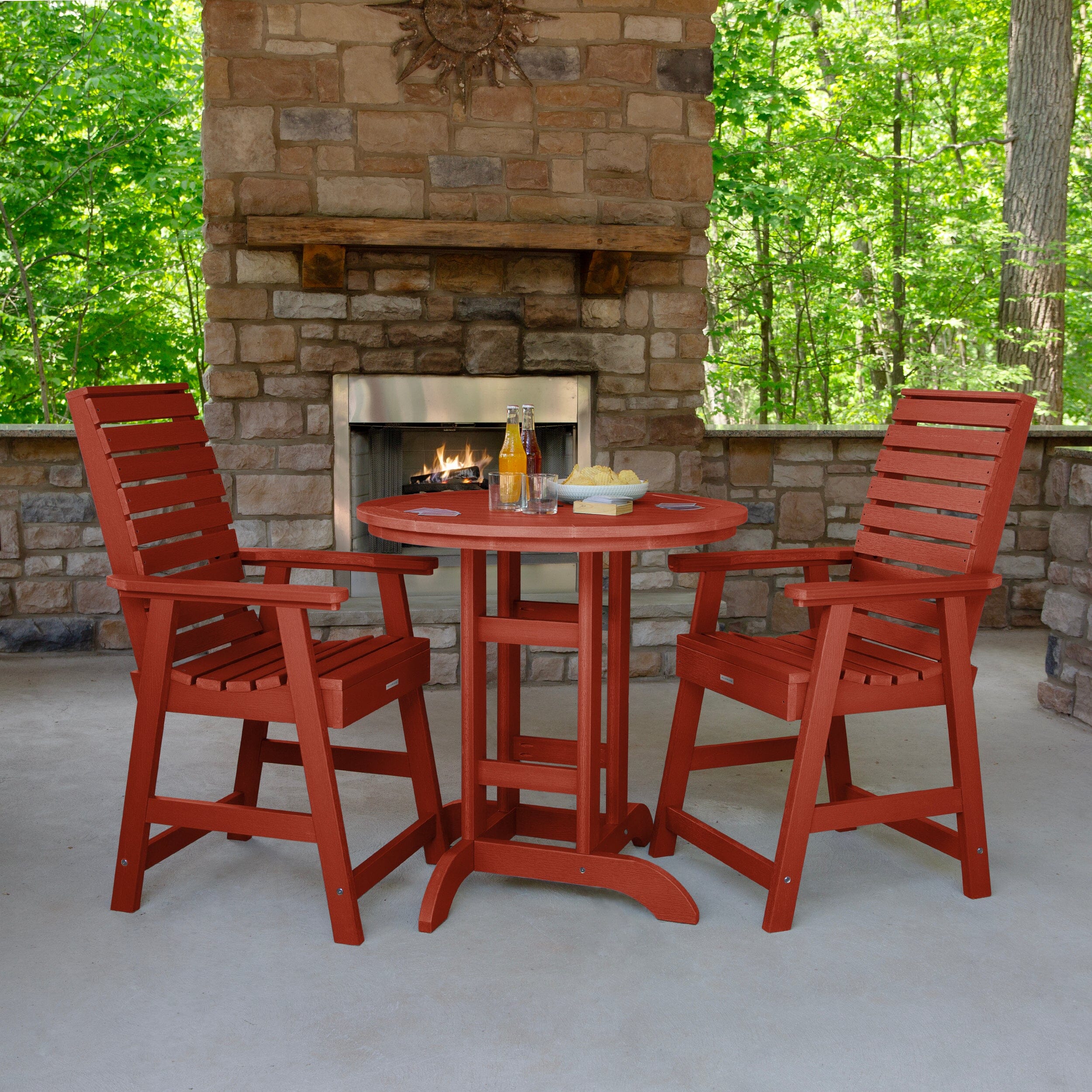 Weatherly 3pc 36in Round Dining Set - Counter Height - Image 30