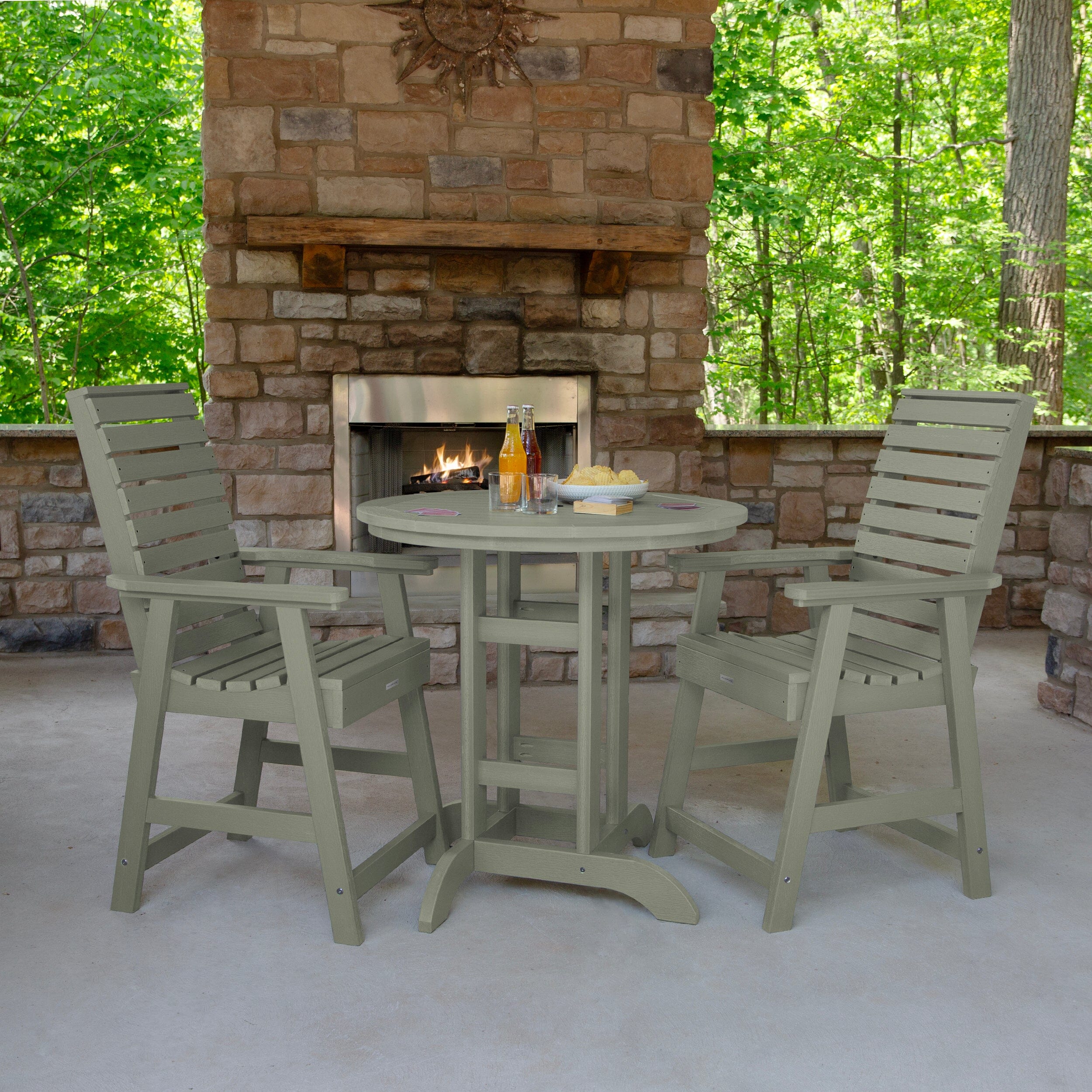 Weatherly 3pc 36in Round Dining Set - Counter Height - Image 34