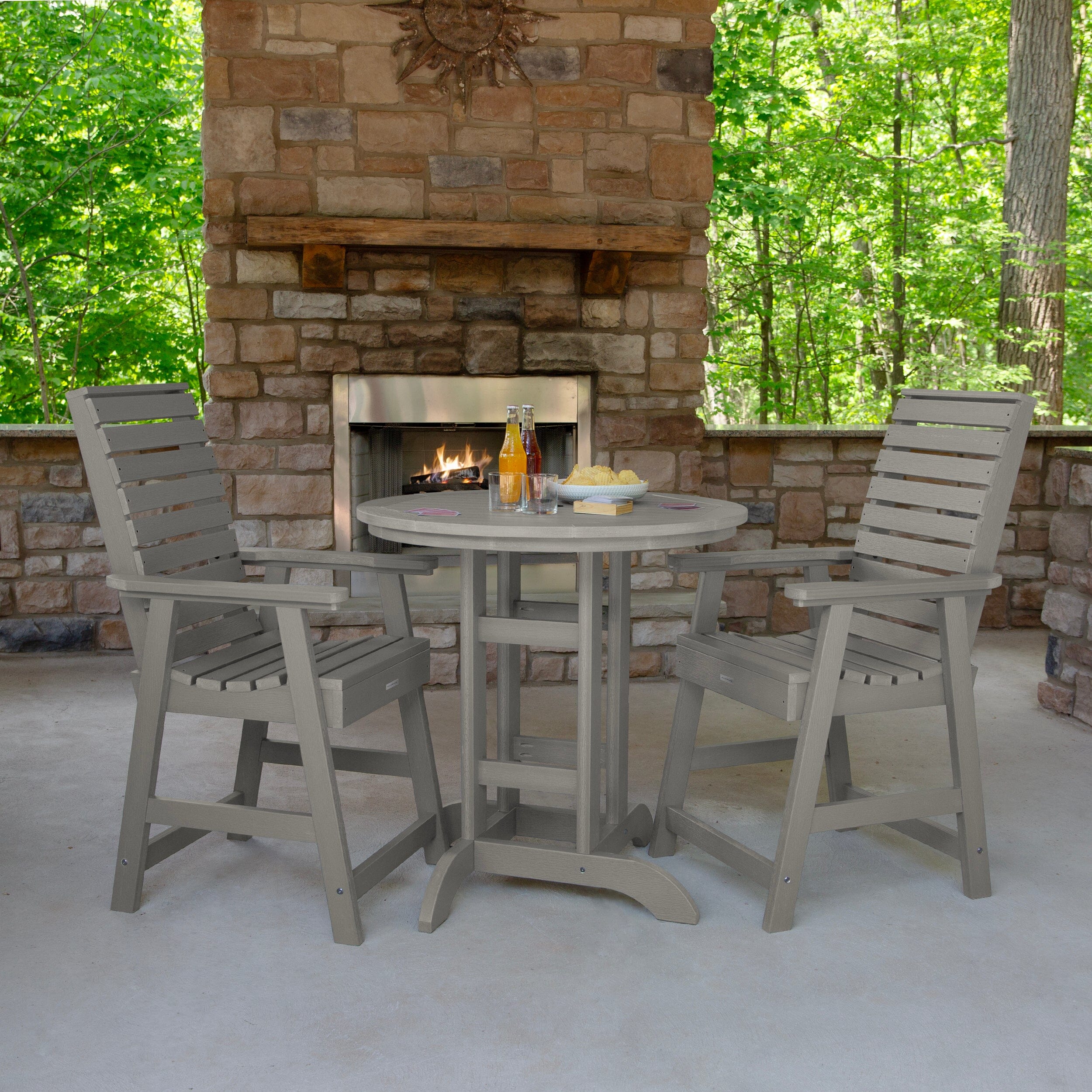 Weatherly 3pc 36in Round Dining Set - Counter Height - Image 38