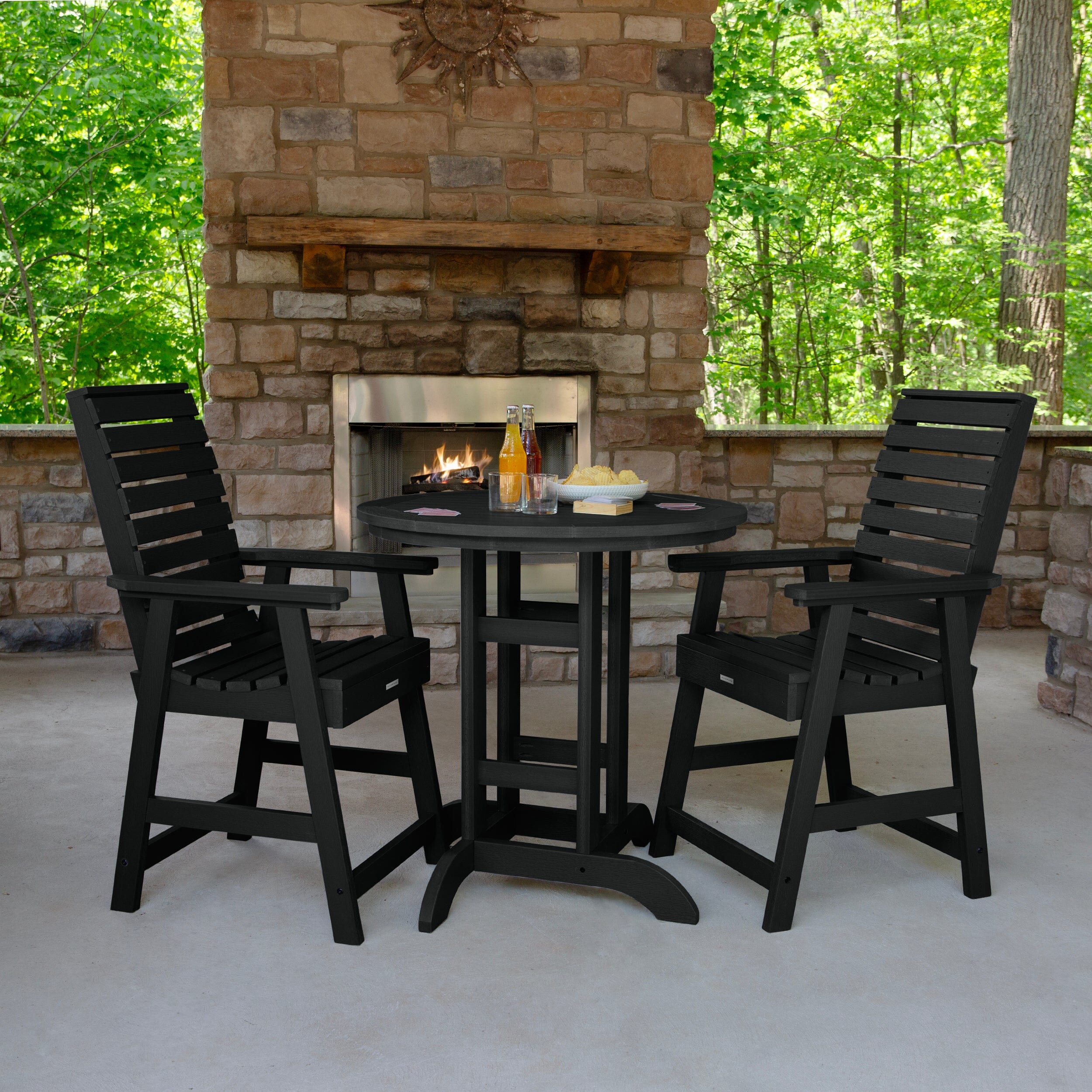Weatherly 3pc 36in Round Dining Set - Counter Height - Image 6